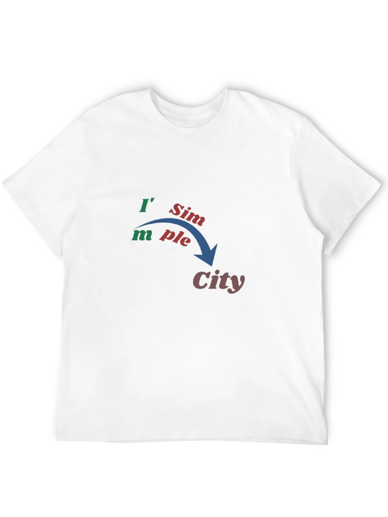 Black Simple City Graphic T-Shirt view 12