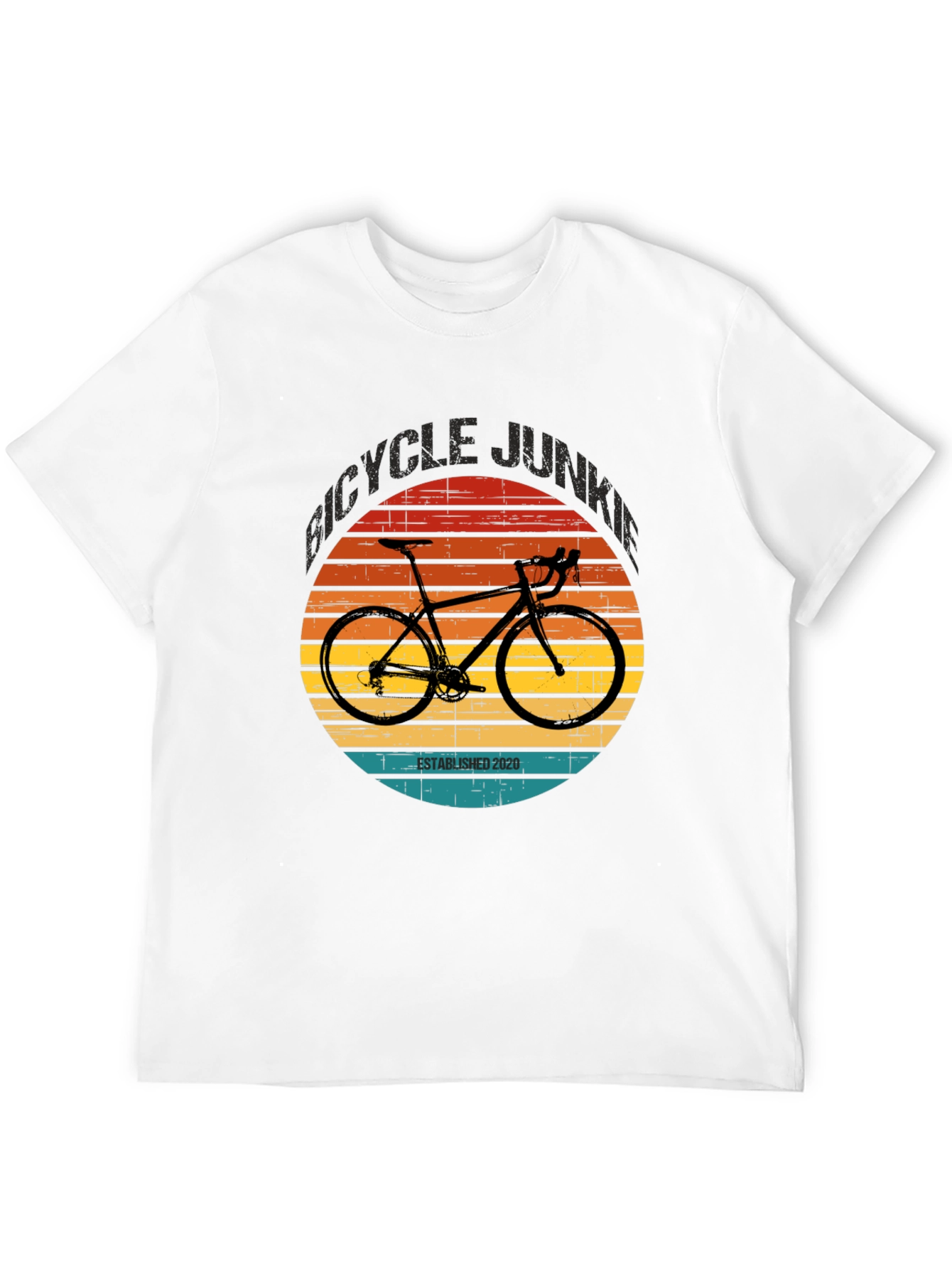 Bicycle Junkie Established 2020 T-Shirt - 12