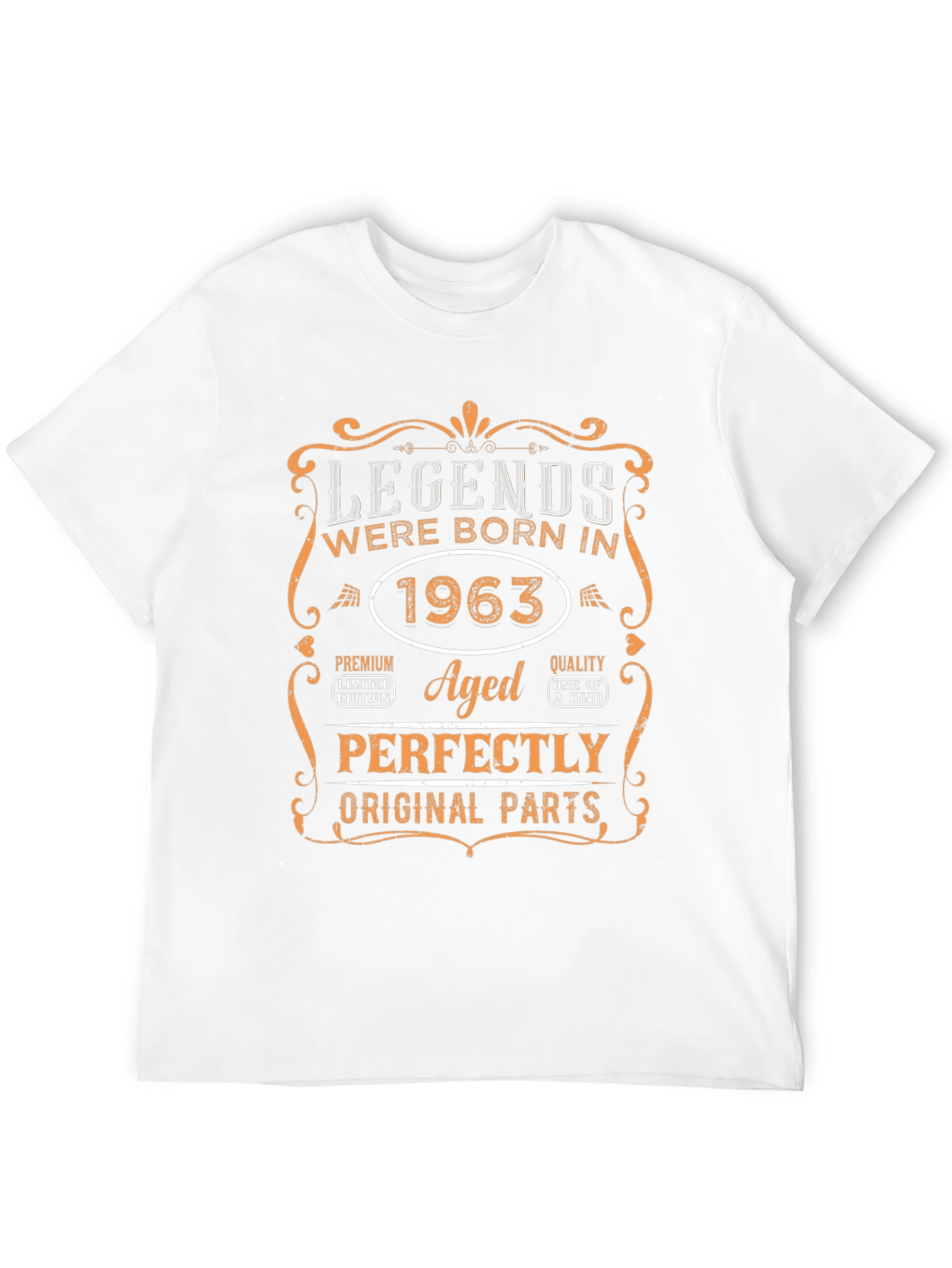 Black Legends Born In 1963 Aged Perfectly T-Shirt view 12