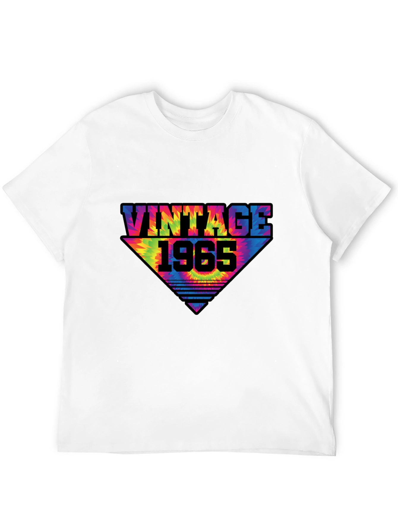Black Vintage 1965 Tie Dye T-Shirt view 12