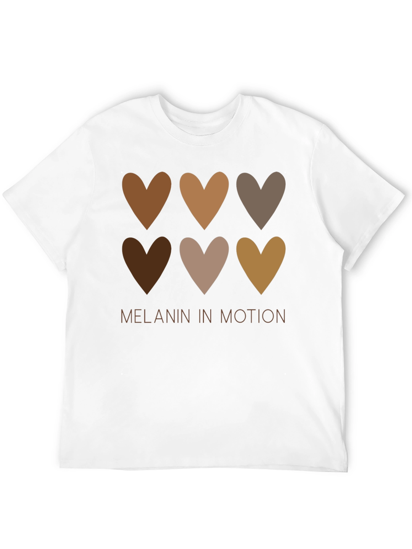 Black Melanin in Motion Graphic Tee - Black view 12