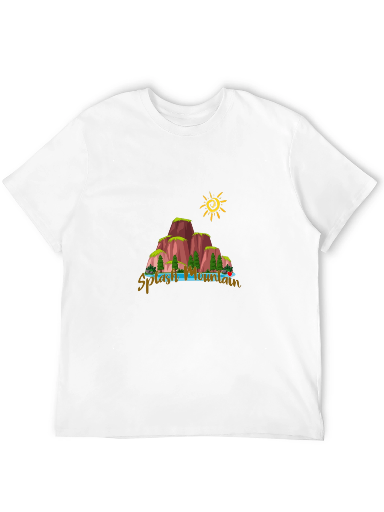 Black Splash Mountain Graphic Tee view 12