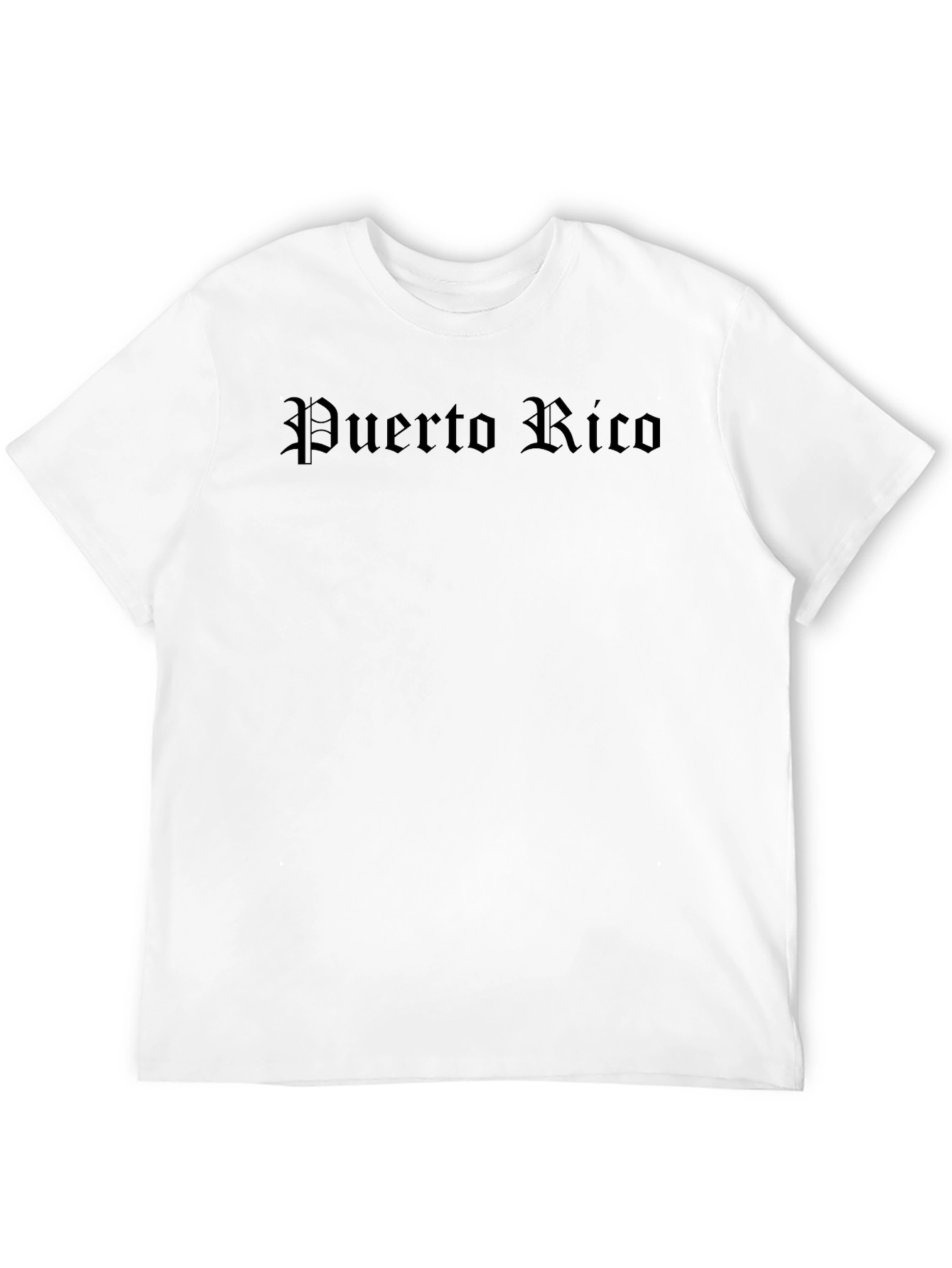 Puerto Rico Gothic Style Black T-Shirt - 12