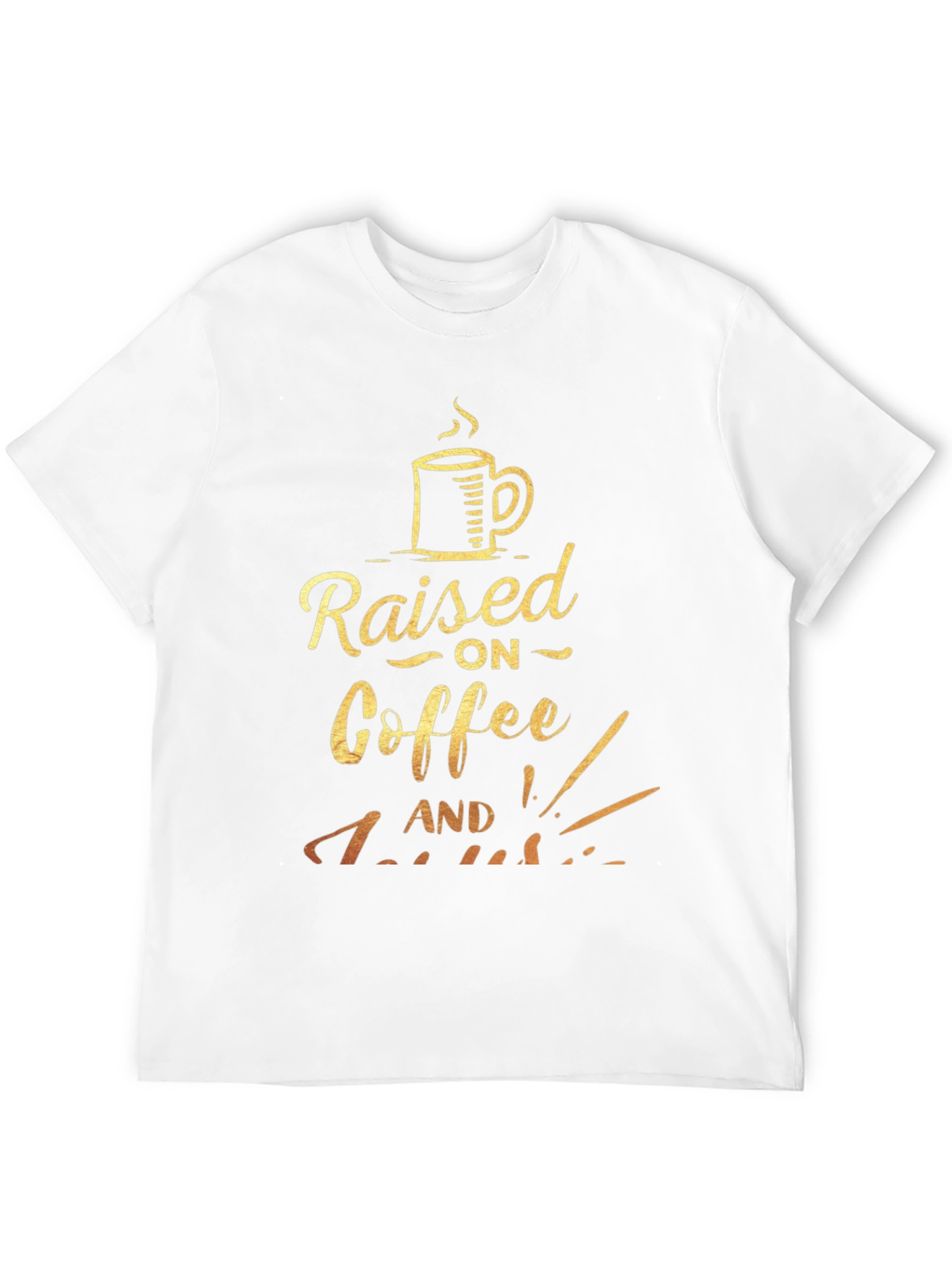 Black Coffee & Sarcasm T-Shirt - Funny Graphic Tee view 12