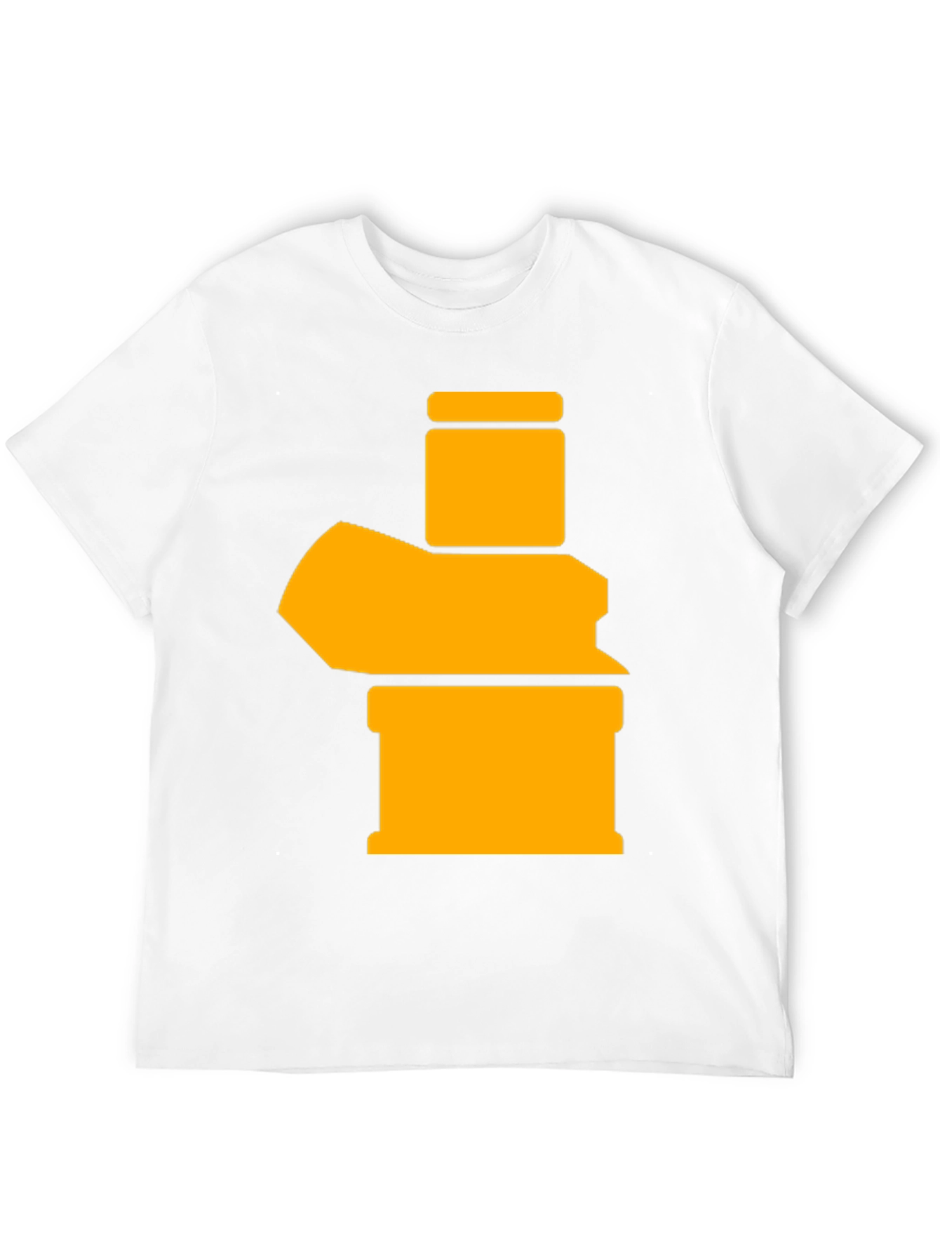 Black Abstract Graphic Tee - Black Cotton Blend view 12