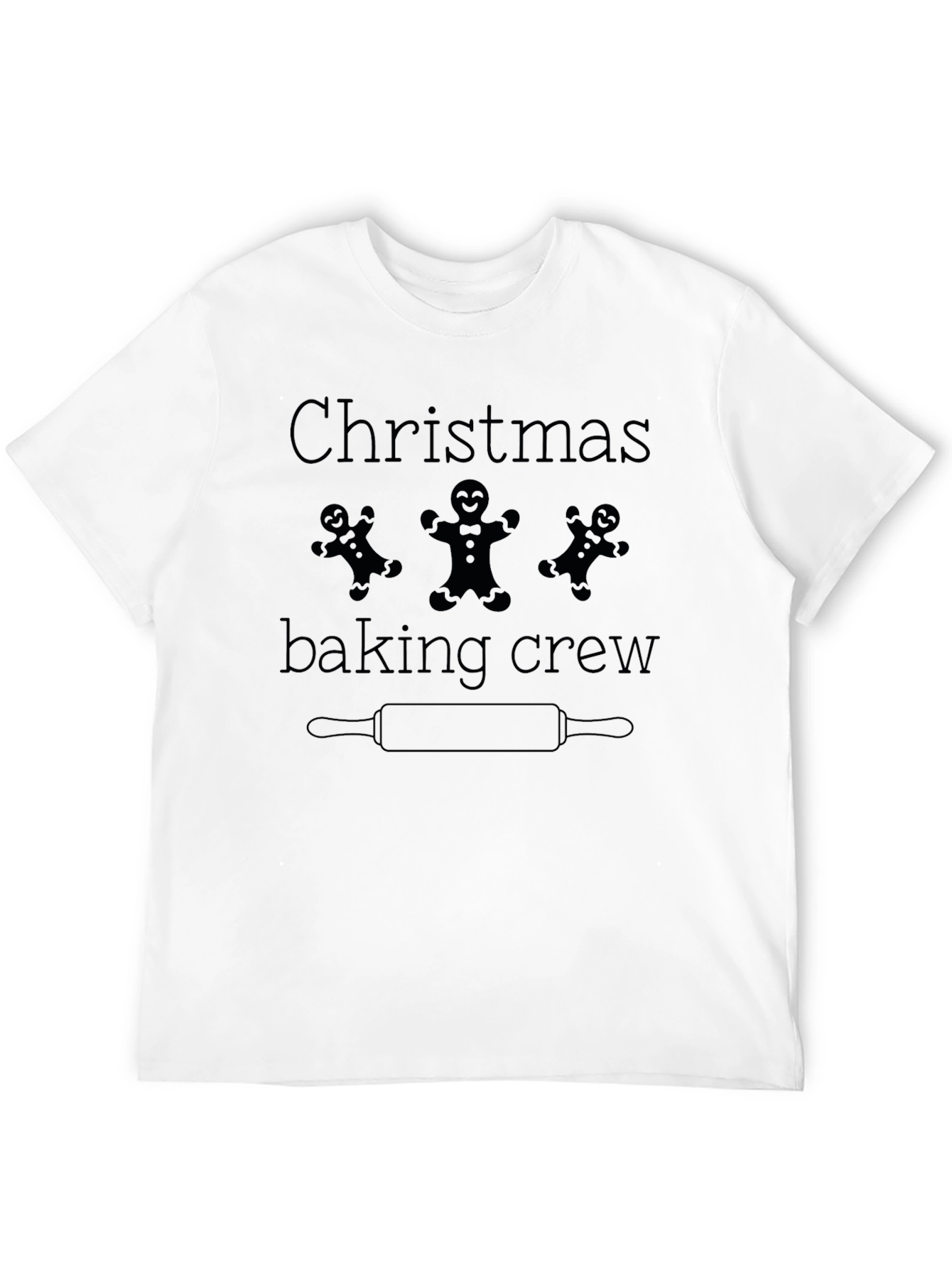 Black Christmas Baking Crew Black T-Shirt view 12