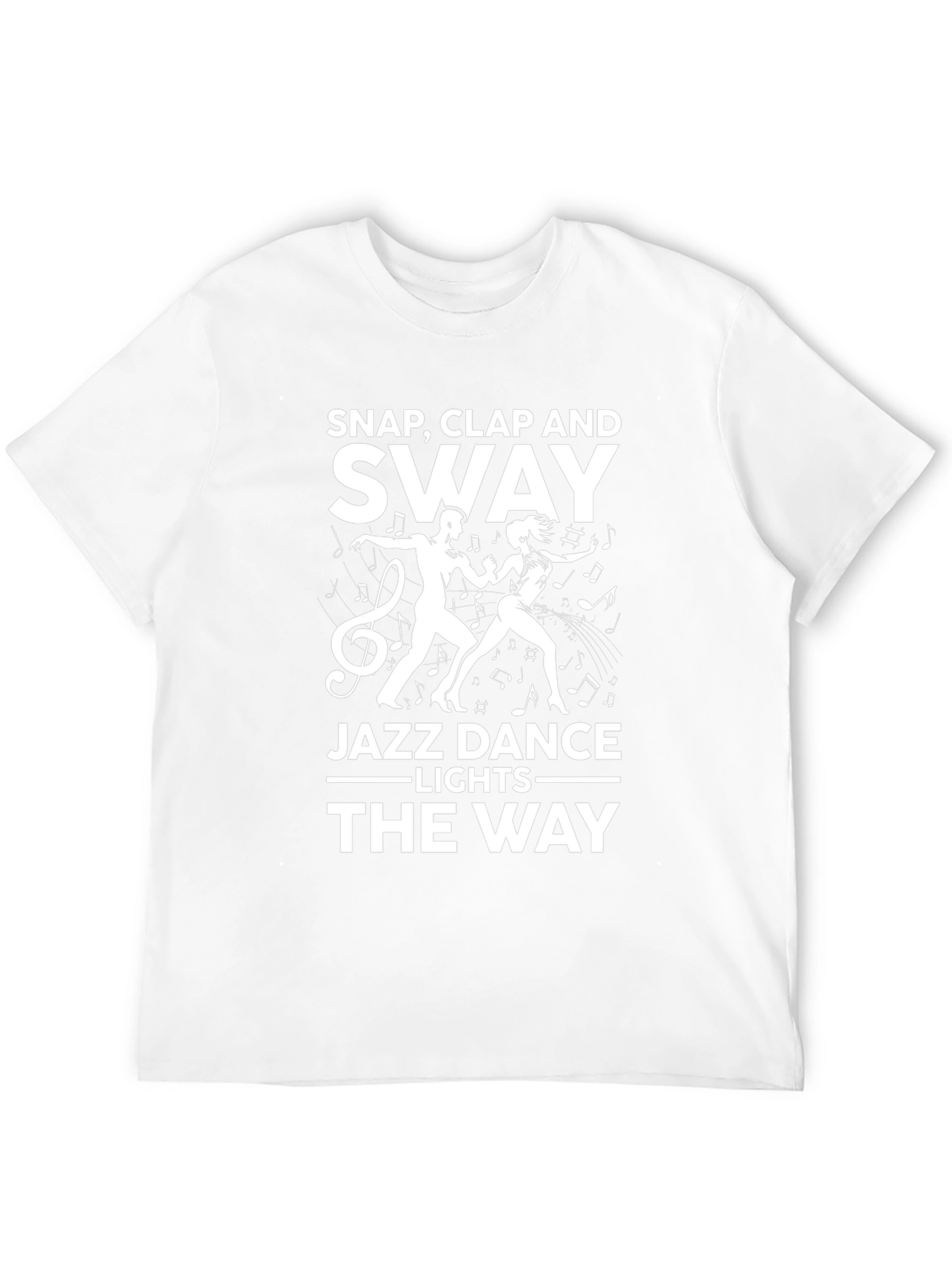 Black Snap Clap Sway Jazz Dance T-Shirt view 12
