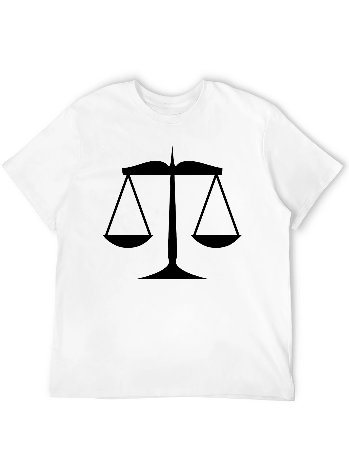 Scales of Justice Graphic Tee - Black - 12