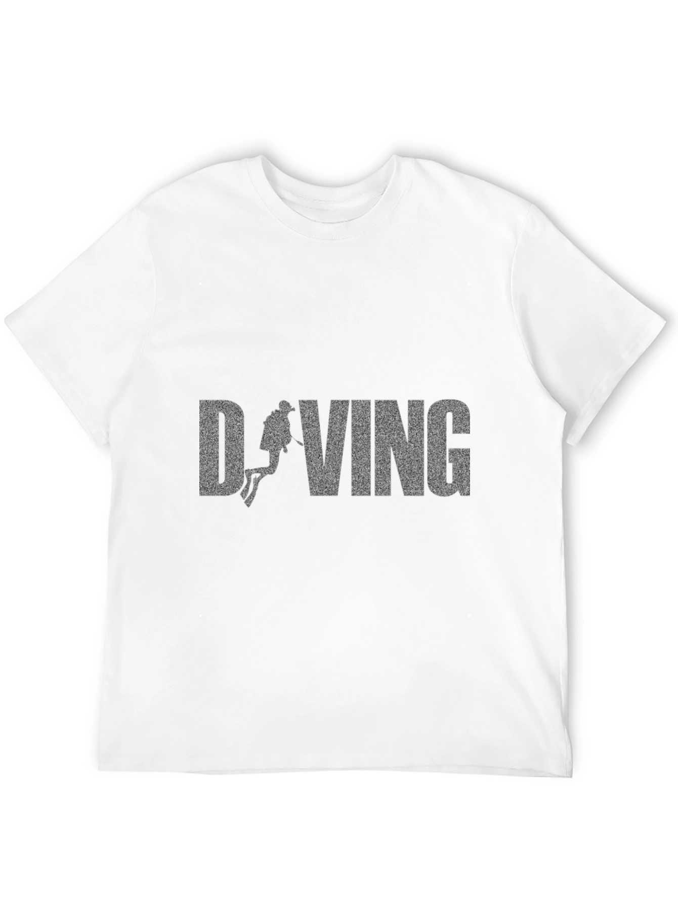 Black Diving Graphic T-Shirt - Black view 12