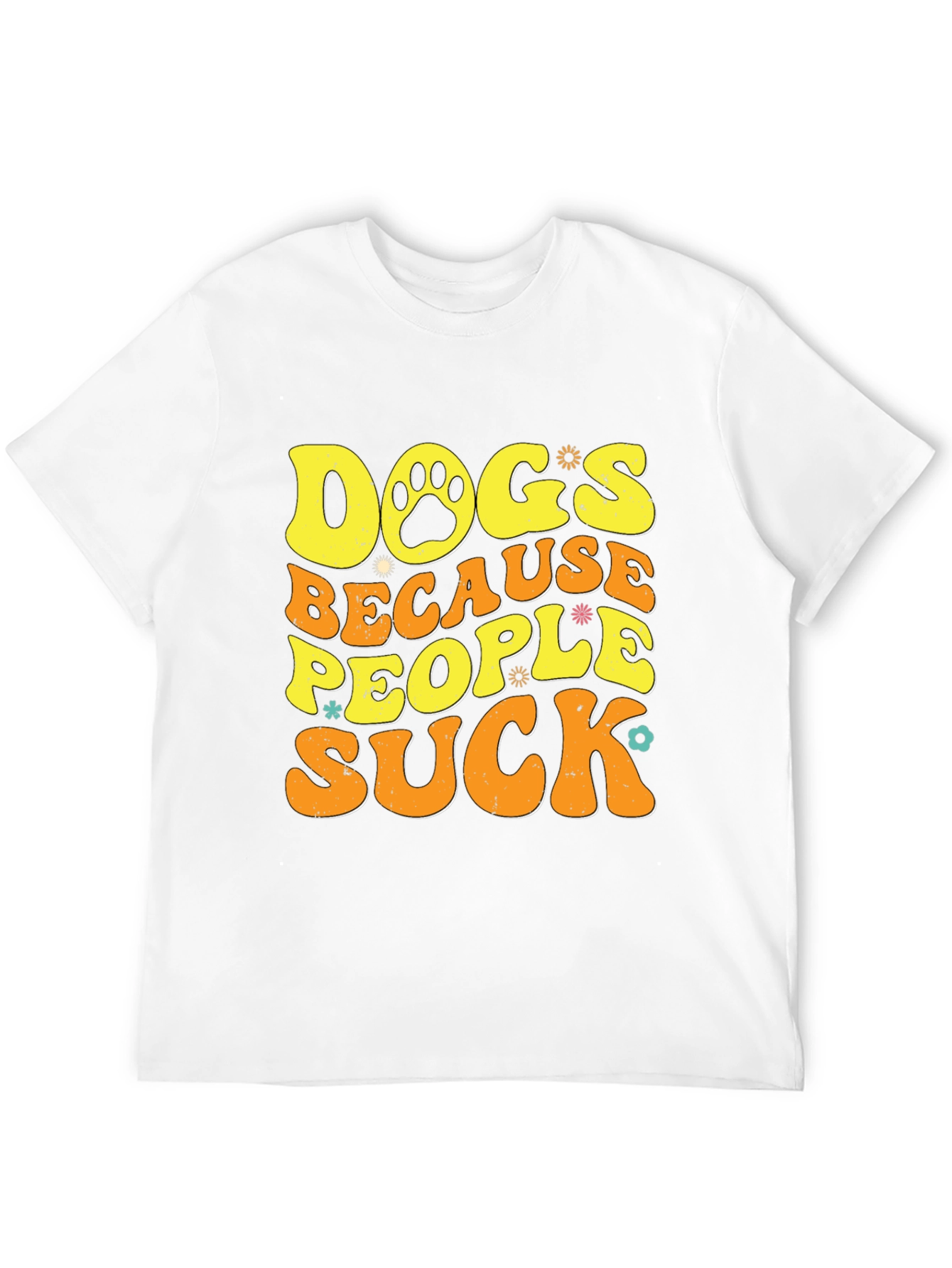 Black Dogs Because People Suck T-Shirt view 12