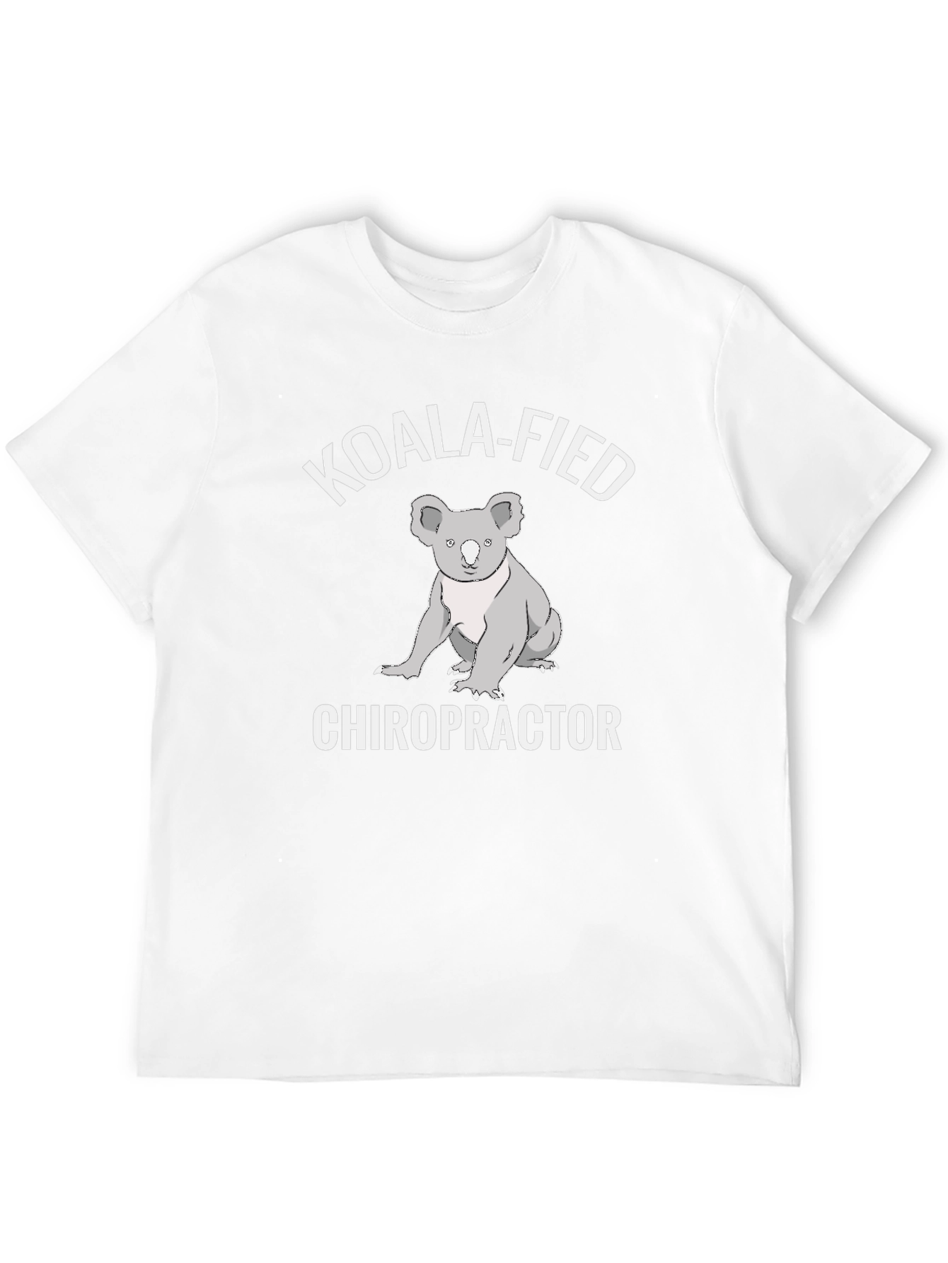 Black Koala-Fied Chiropractor Graphic Tee - Soft Cotton Shirt view 12