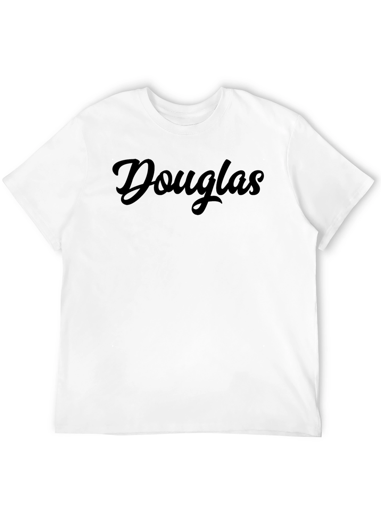 Black Douglas Tee - Classic Black Crew Neck view 12