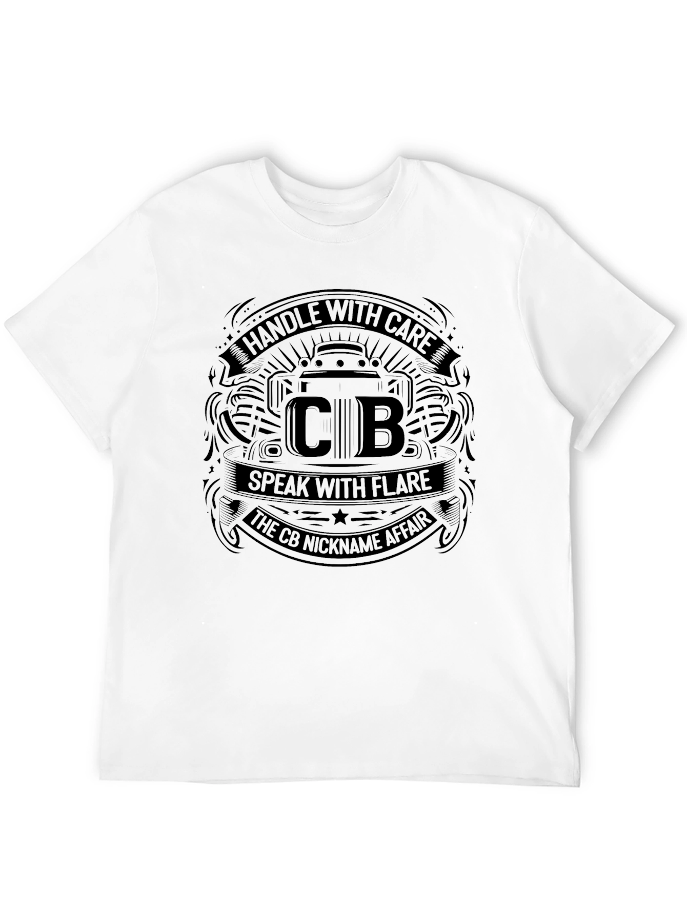 Black Handle With Care CB Nickname Affair T-Shirt view 12