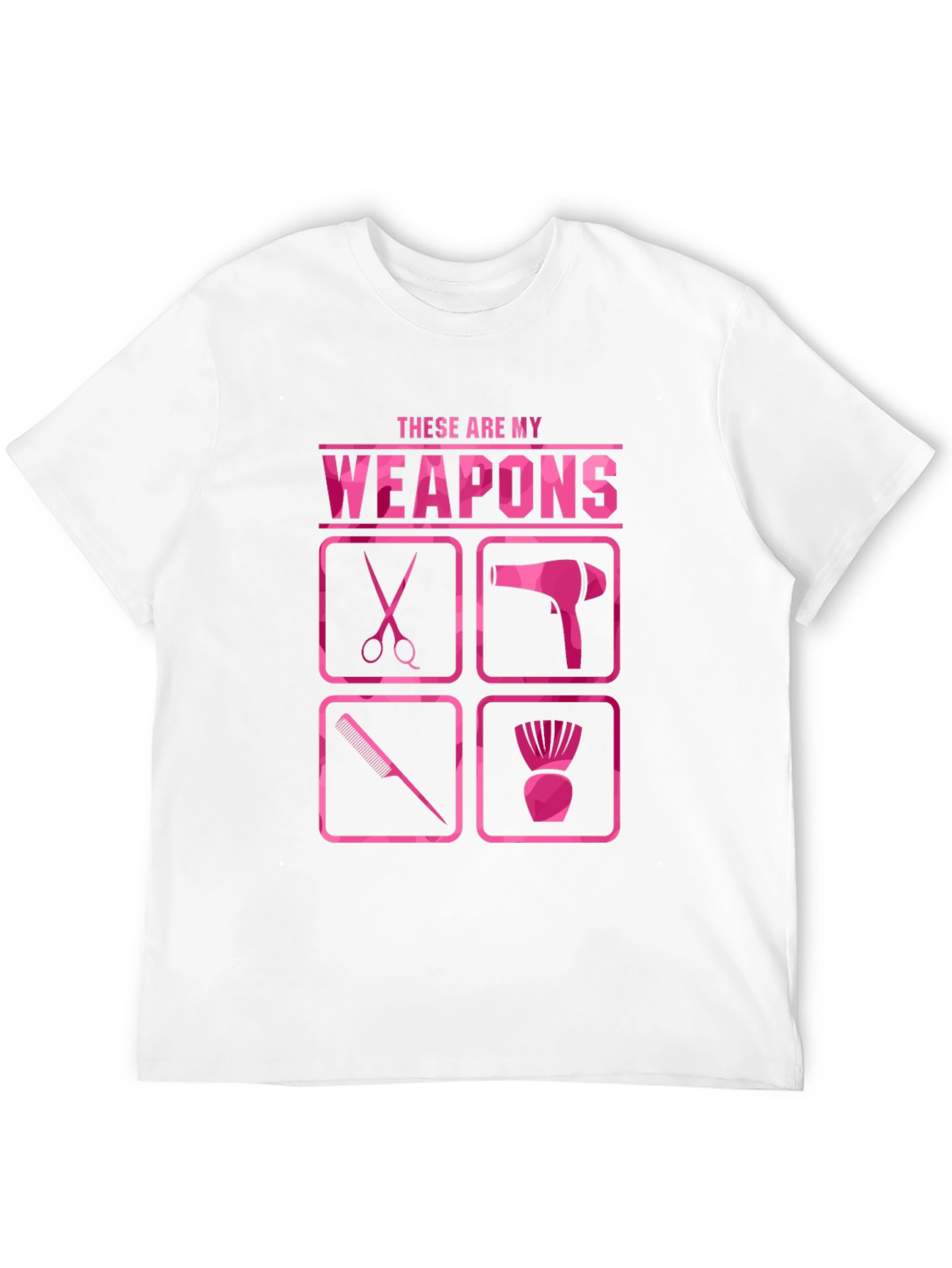 Black Hairstylist Weapons T-Shirt - Salon Life view 12