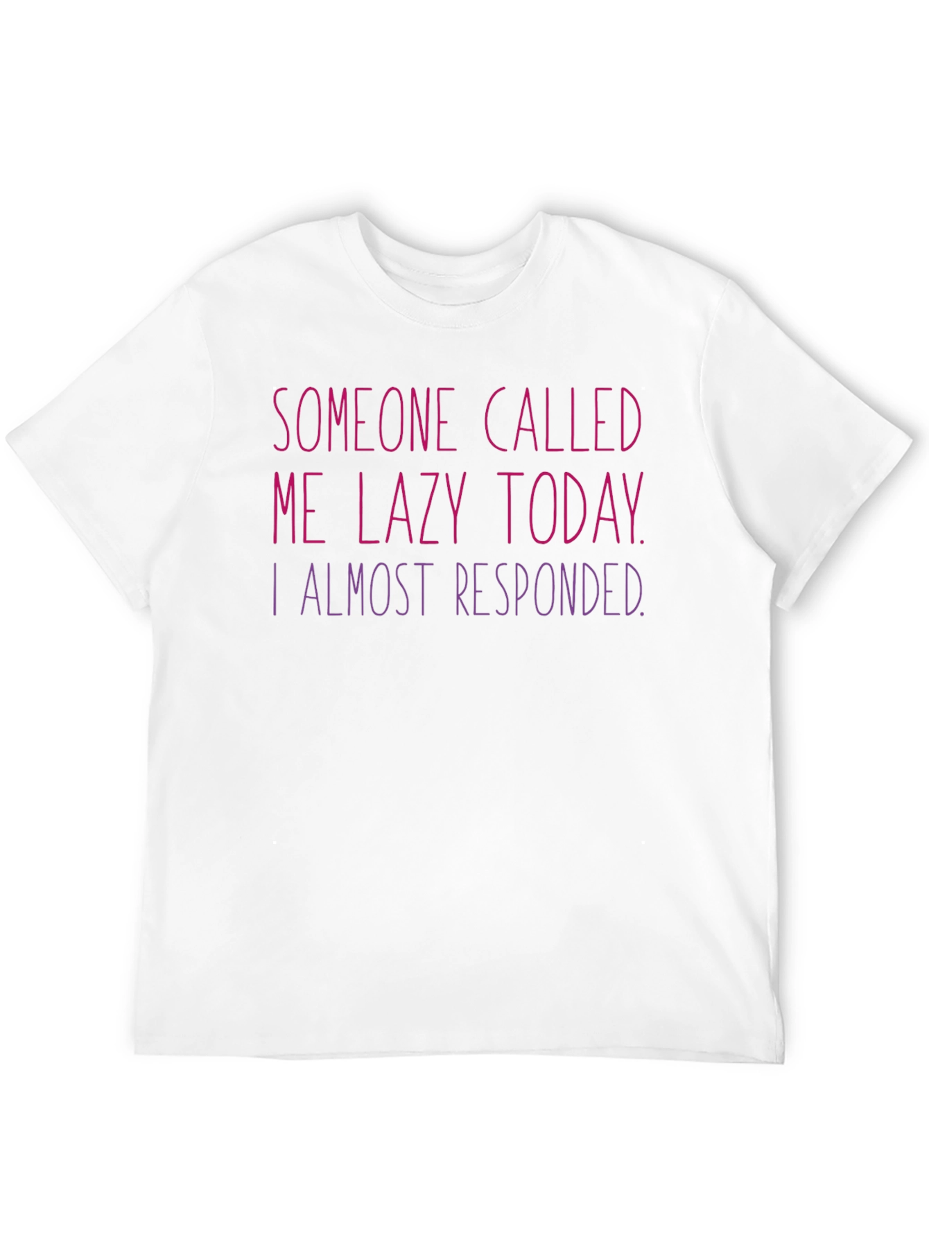 Black Lazy Today T-Shirt - Humorous Graphic Tee view 12