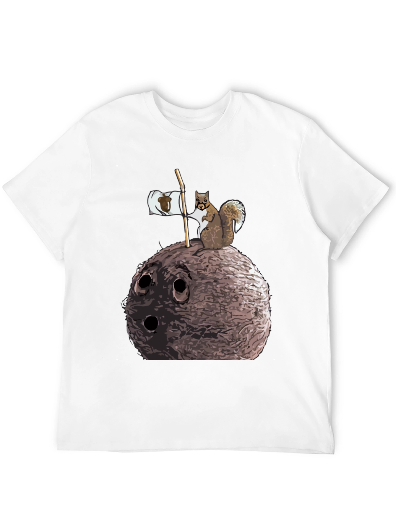 Black Nutty Squirrel Graphic Tee - Unique Humor view 12