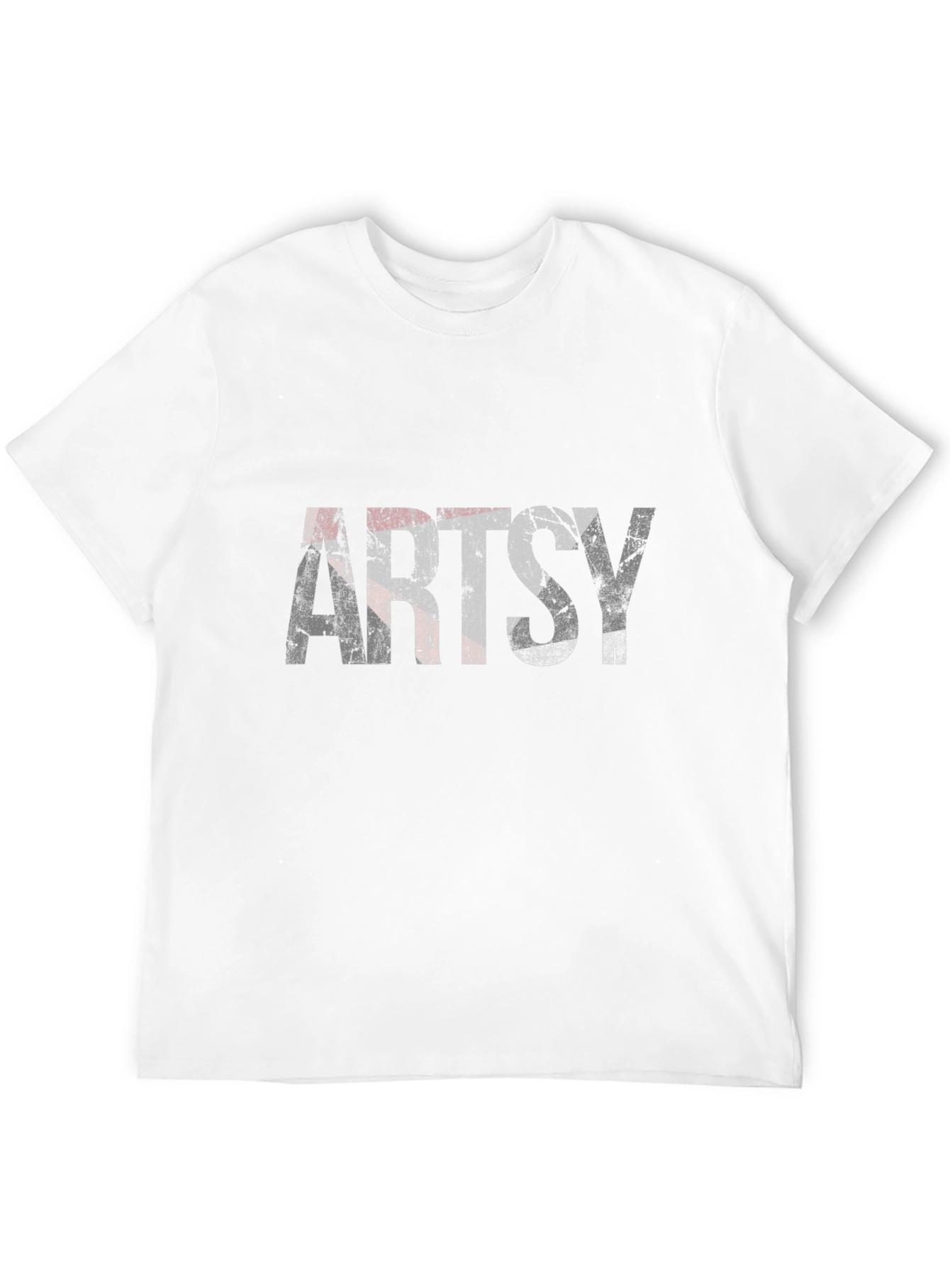 Black Artsy Graphic Print Black T-Shirt view 12