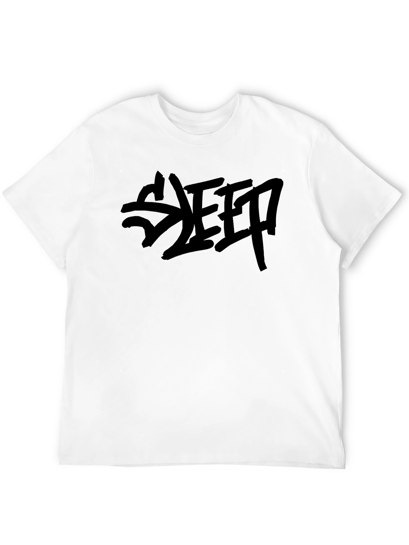 Black Black Graphic Tee: Street Art Style view 12