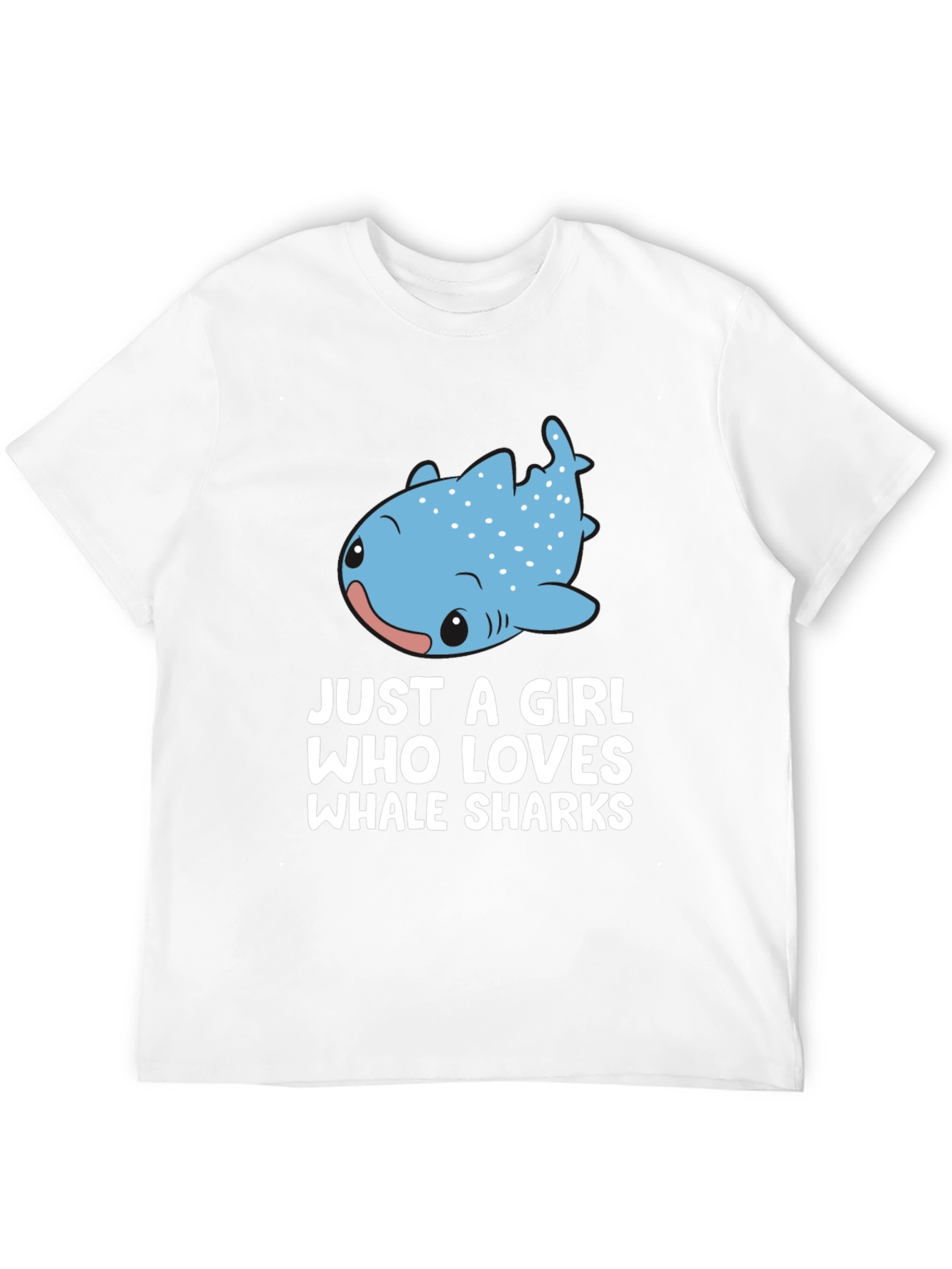 Black Just A Girl Who Loves Whale Sharks Black T-Shirt view 12