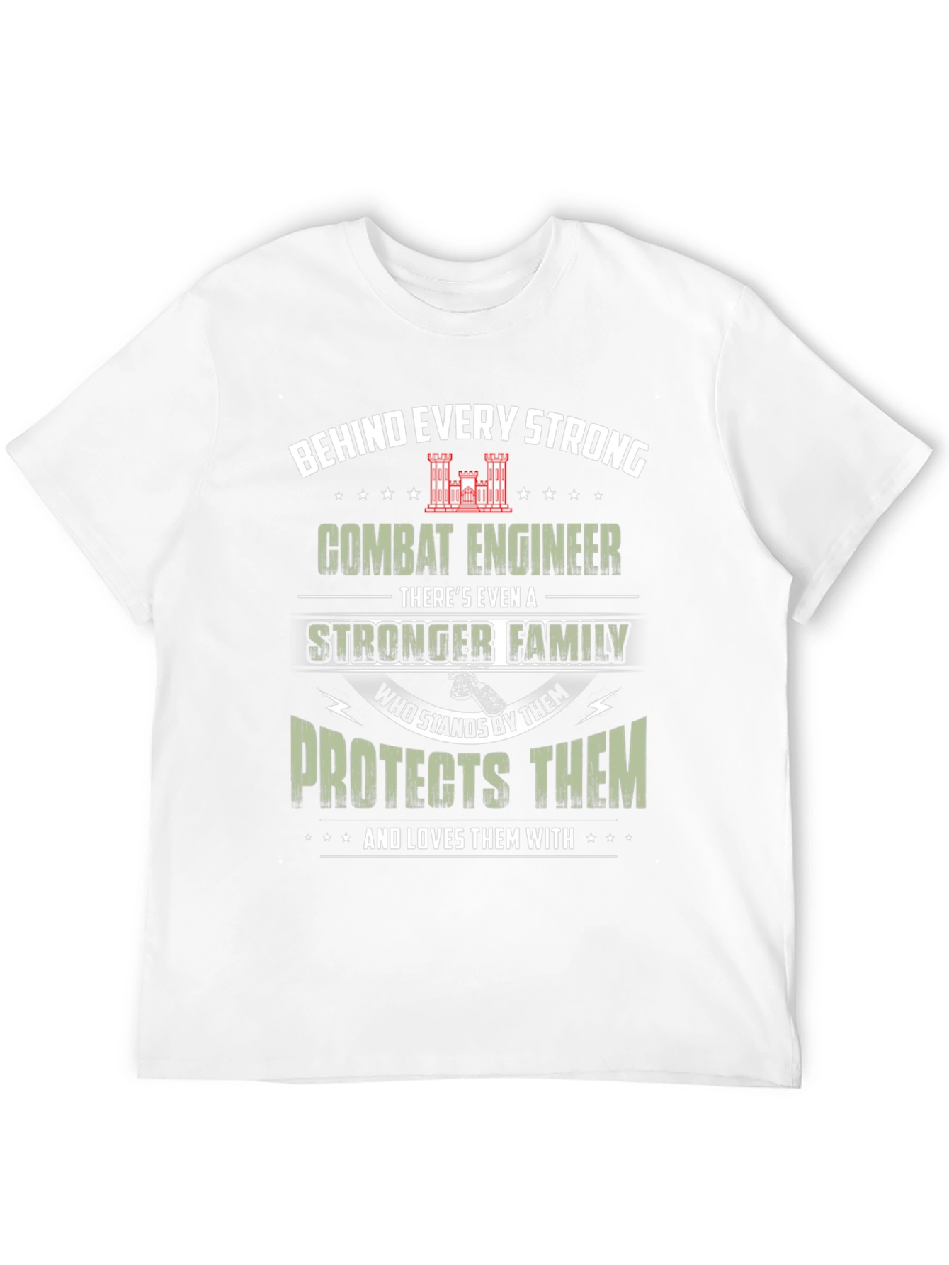 Strong Family Combat Engineer T-Shirt - 12