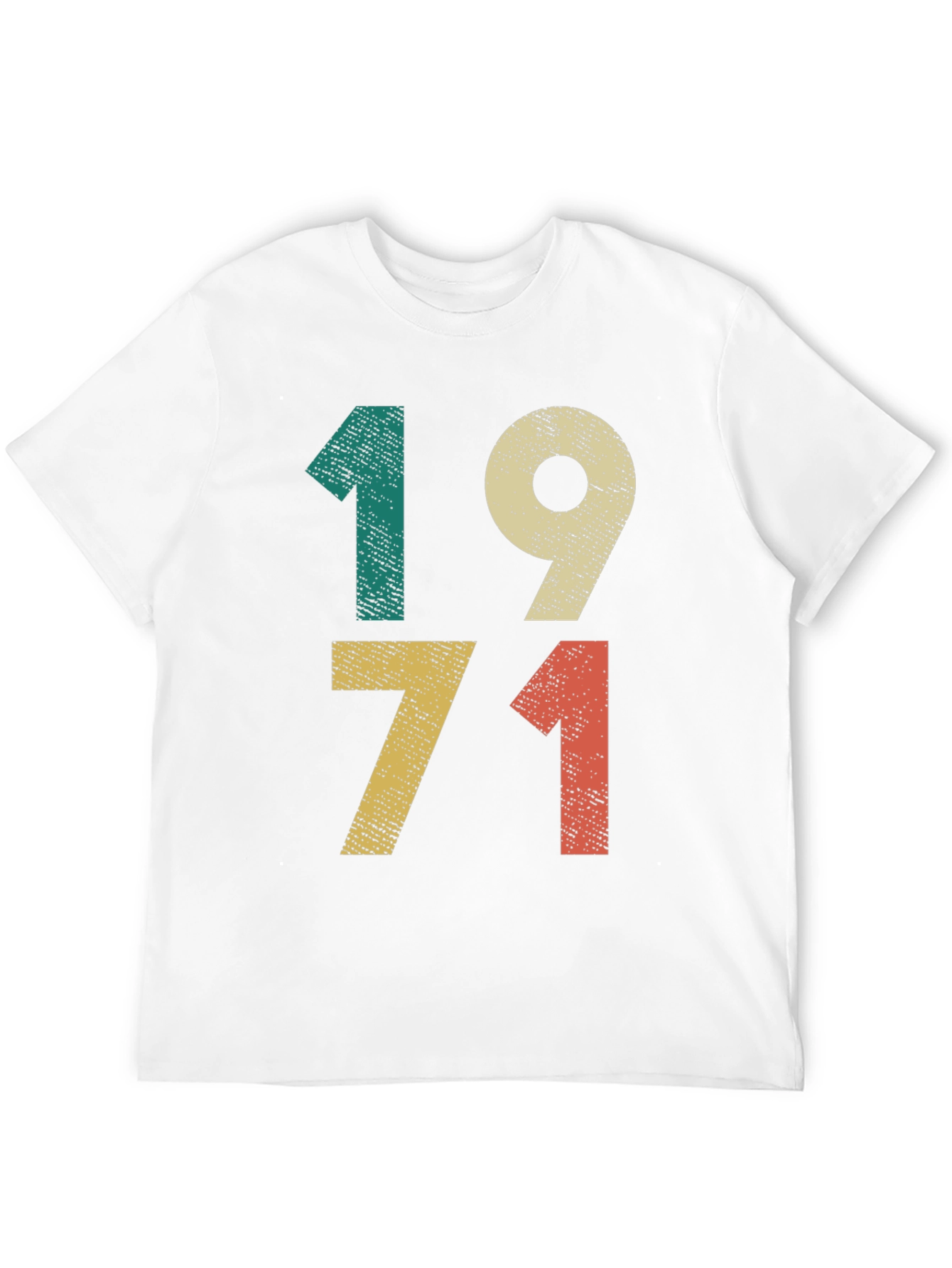 Black Retro 1971 T-Shirt - Vintage Style Birthday Tee view 12
