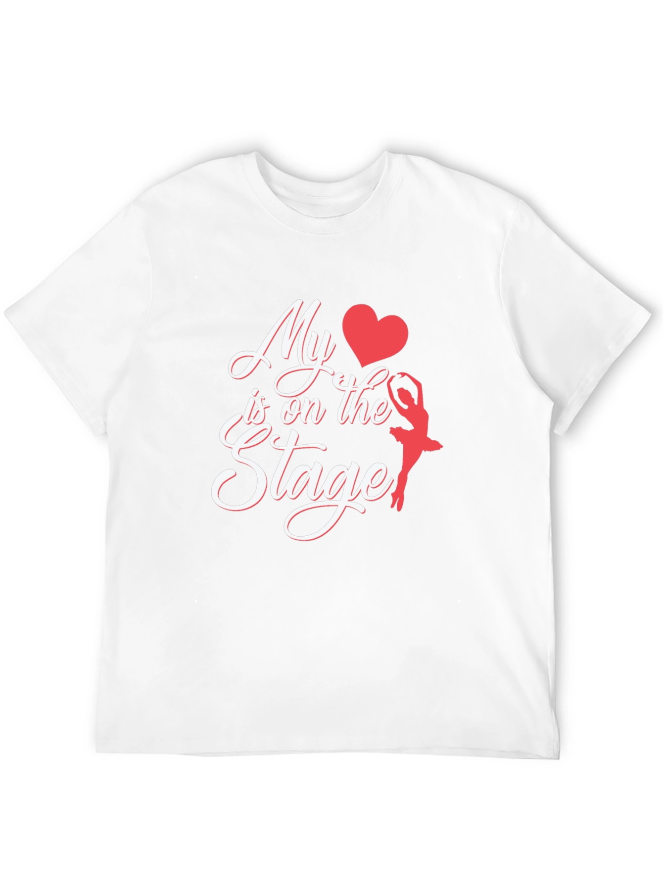 Black My Heart is on the Stage Ballet T-Shirt view 12