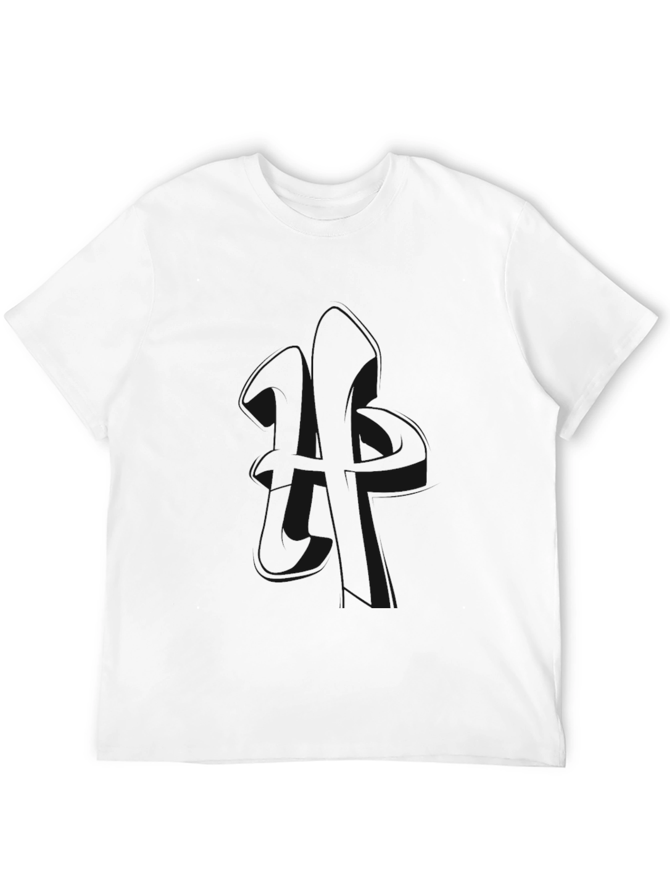 Black Men's Solid Black Crew Neck T-Shirt view 12