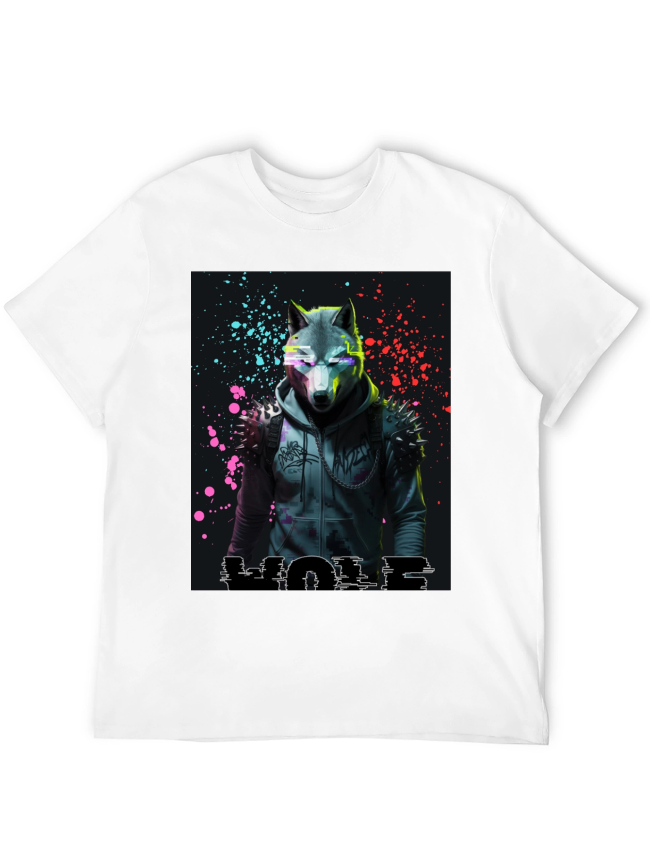 Black Wolf Graphic Tee - Urban Style view 12