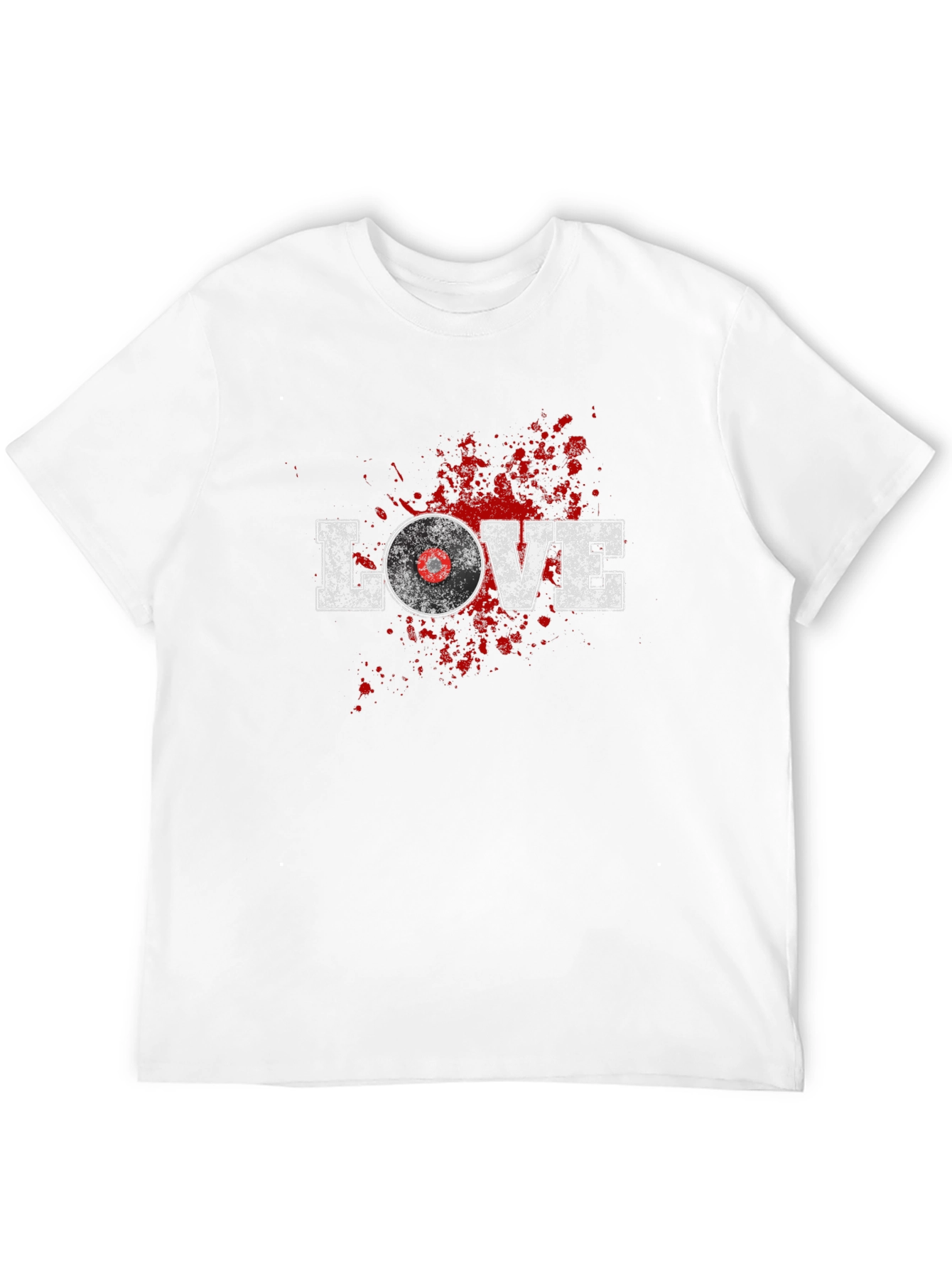 Black Love Vinyl Record T-Shirt - Retro Music Tee view 12