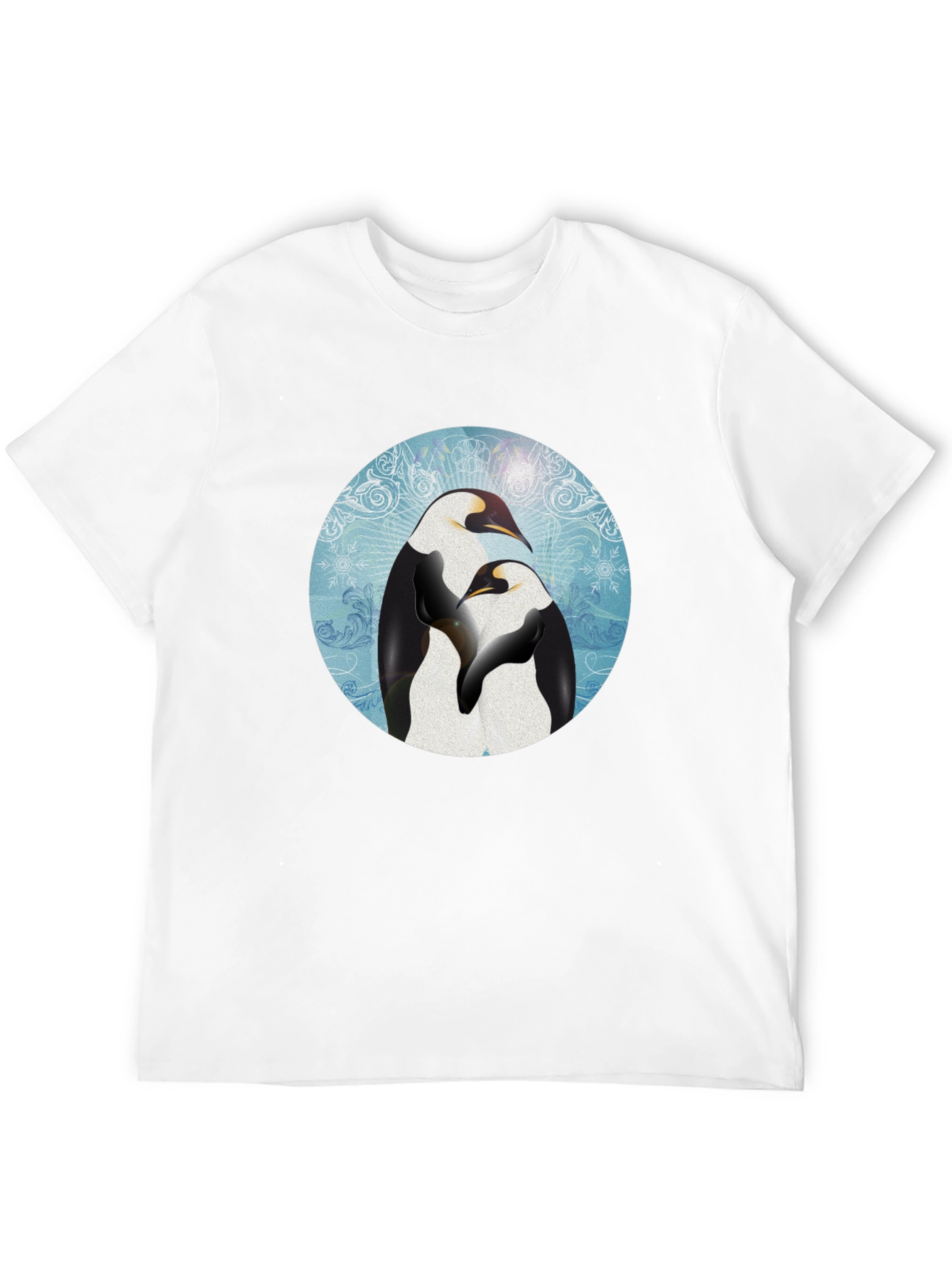 Black Penguin Love Graphic T-Shirt - Black view 12