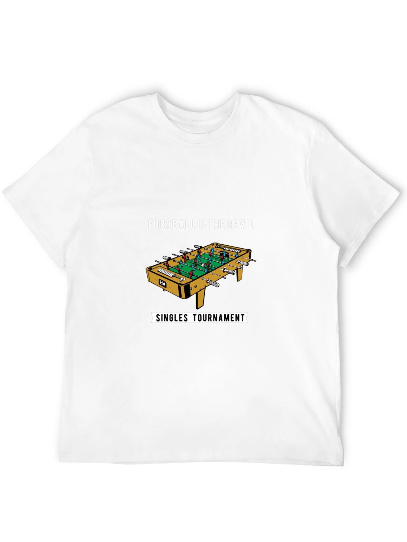 Black Foosball is the Devil T-Shirt view 12