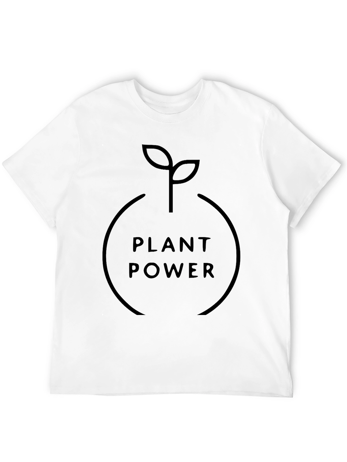 Plant Power Black T-Shirt - Vegan & Eco-Friendly - 12