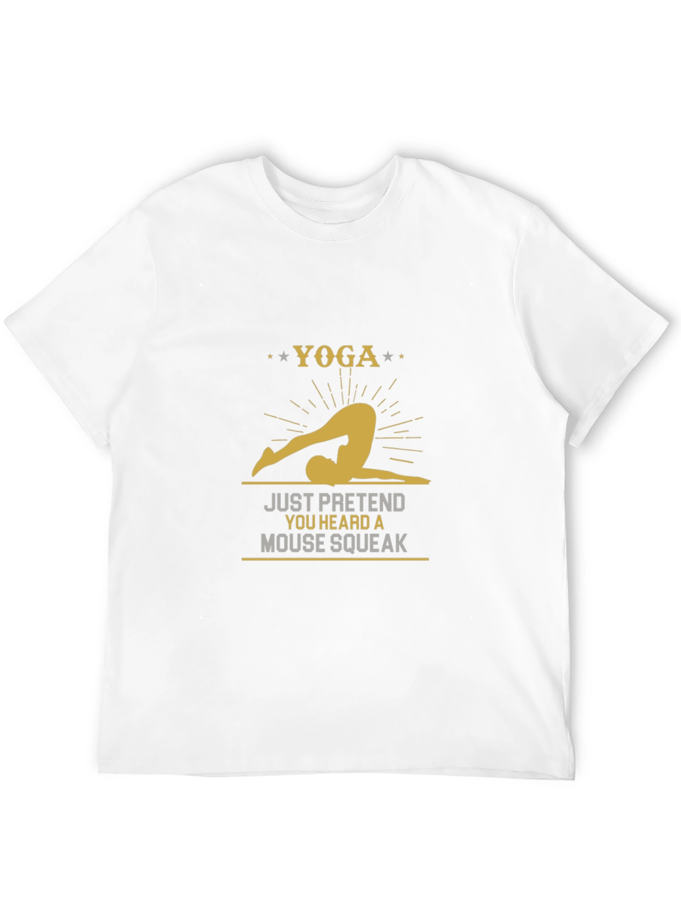 Black Yoga Mouse Squeak T-Shirt view 12