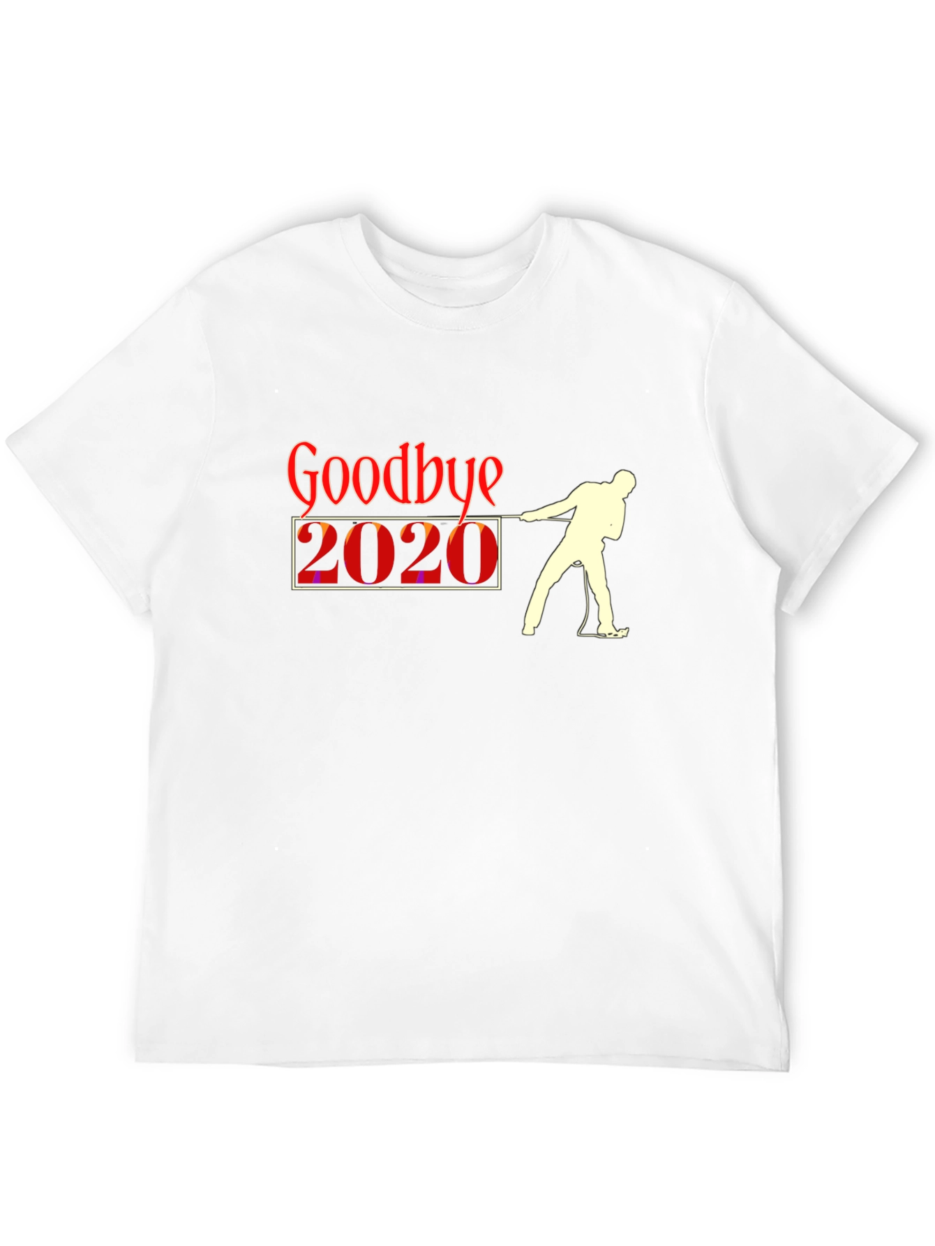 Black Goodbye 2020 Black Graphic T-Shirt view 12