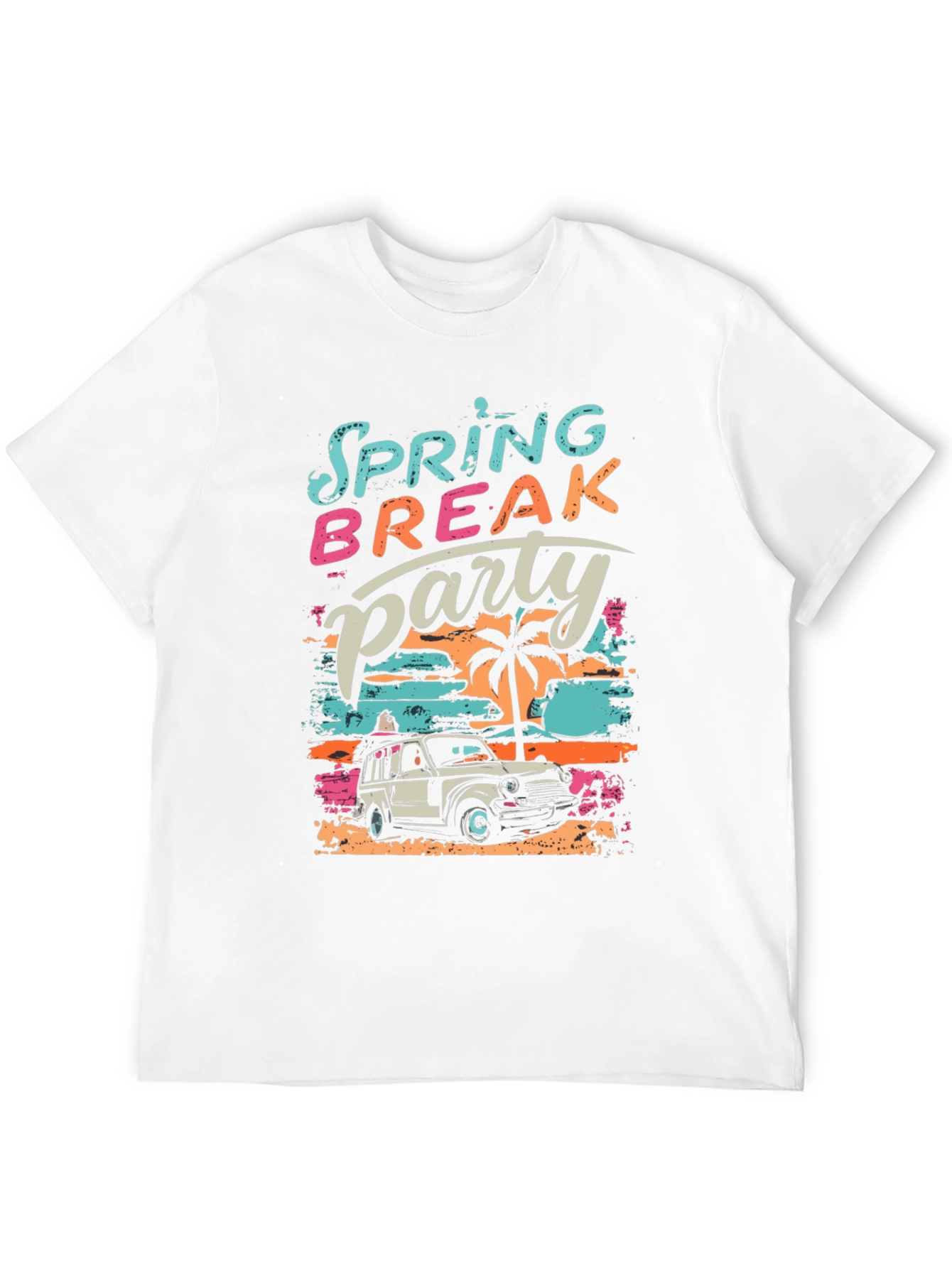 Black Spring Break Party Graphic T-Shirt view 12