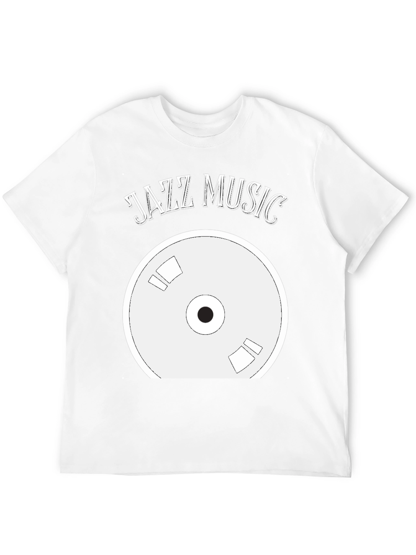 Black Jazz Music Record T-Shirt - Cool Music Lover Tee view 12