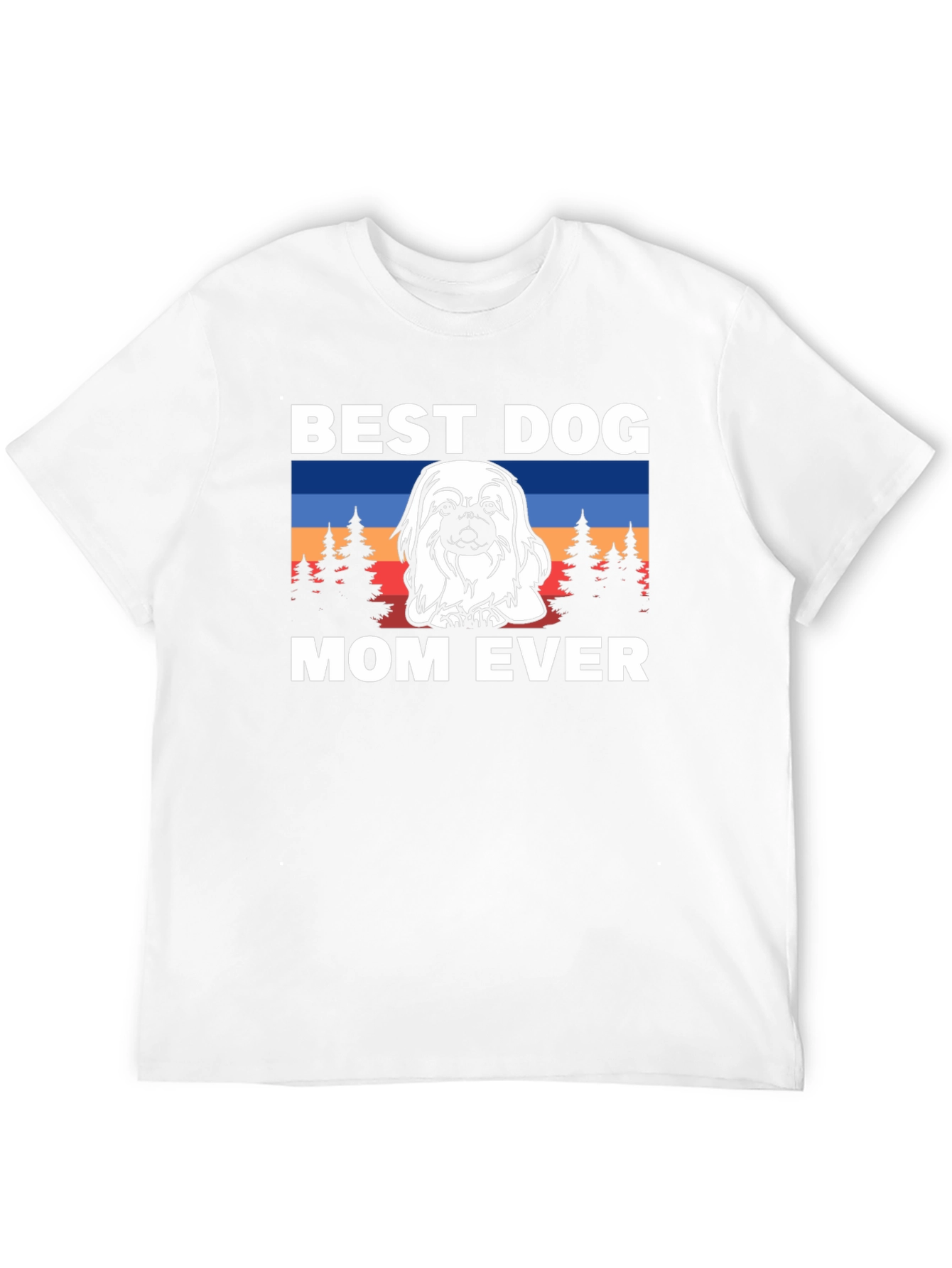 Black Best Dog Mom Ever T-Shirt - Cute Pekingese Design view 12