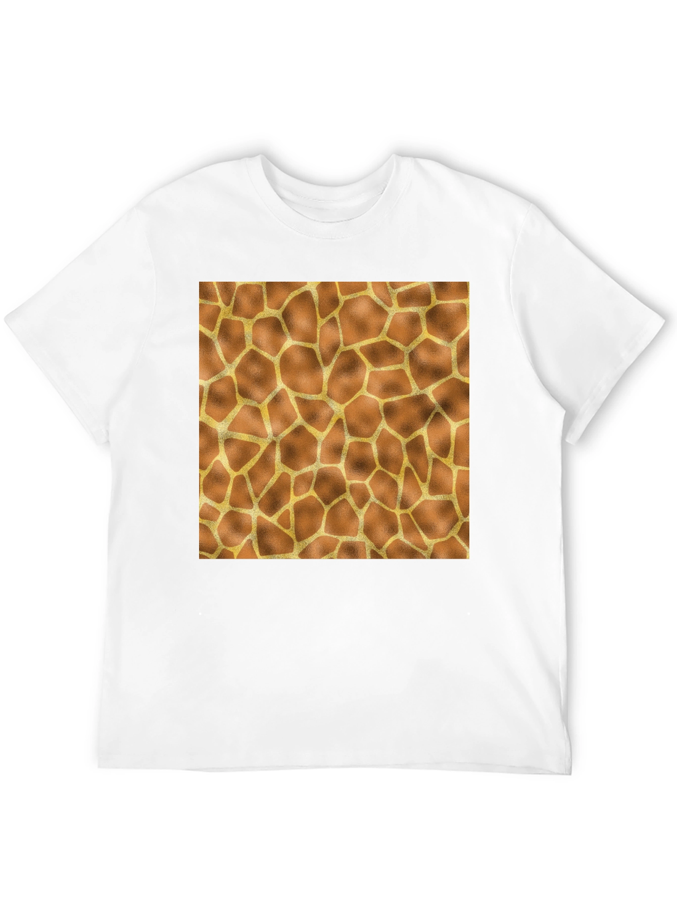 Black Giraffe Print Tee - Stylish Animal Pattern T-Shirt view 12