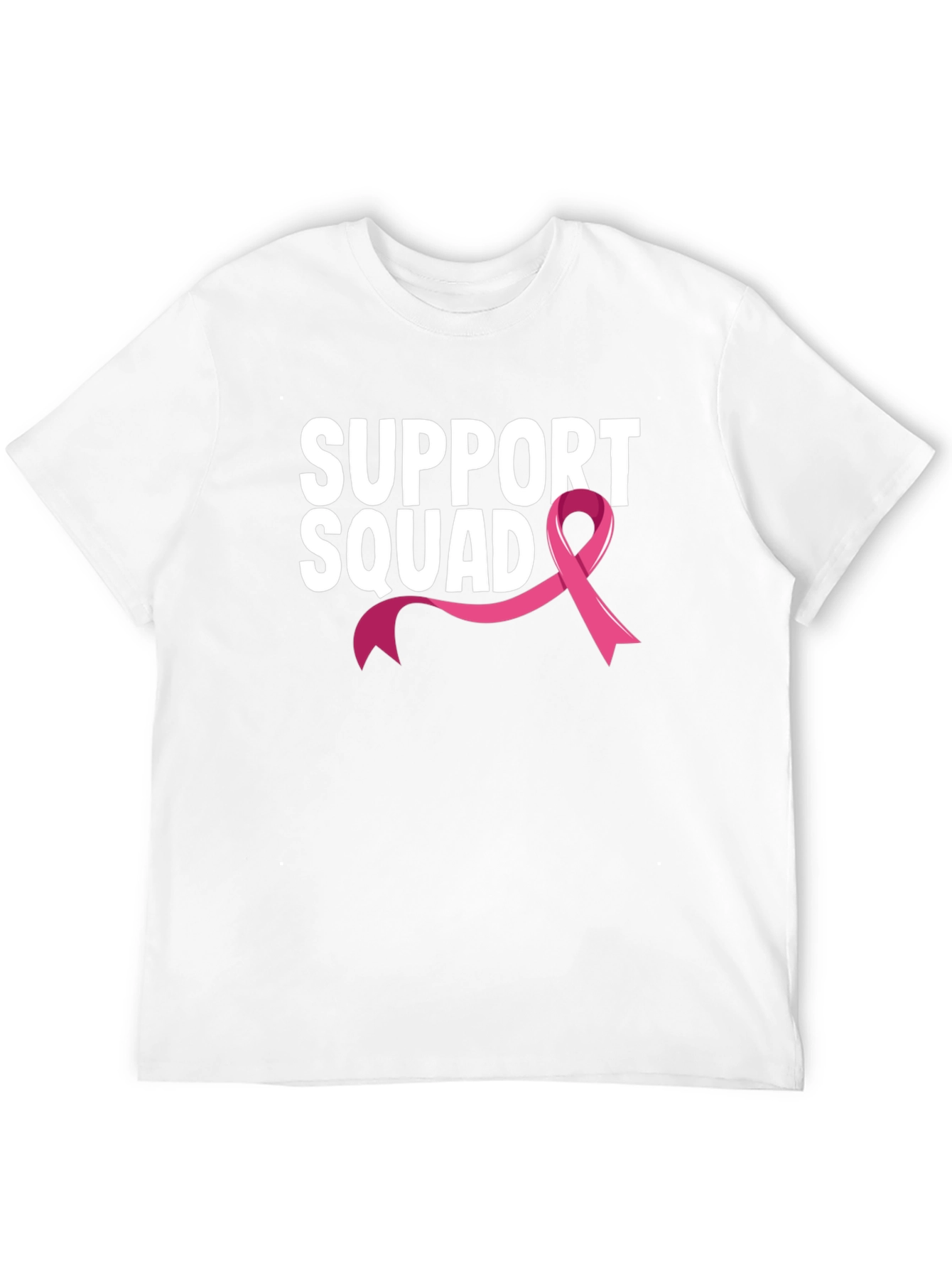Black Support Squad Breast Cancer Awareness T-Shirt view 12