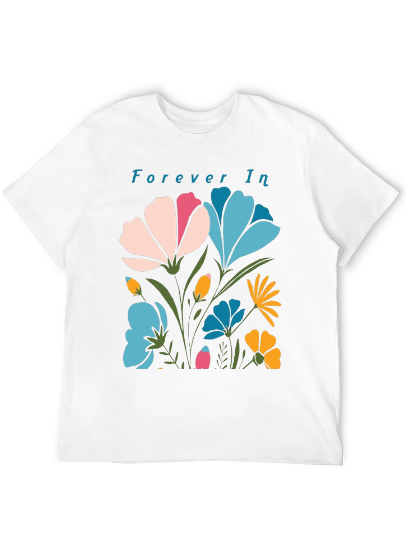 Black Forever In Floral T-Shirt view 12