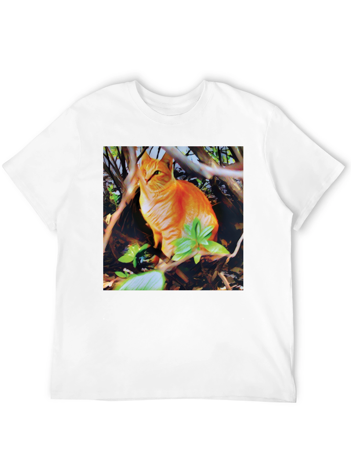 Black Ginger Cat T-Shirt: Stylish Graphic Tee for Cat Lovers view 12