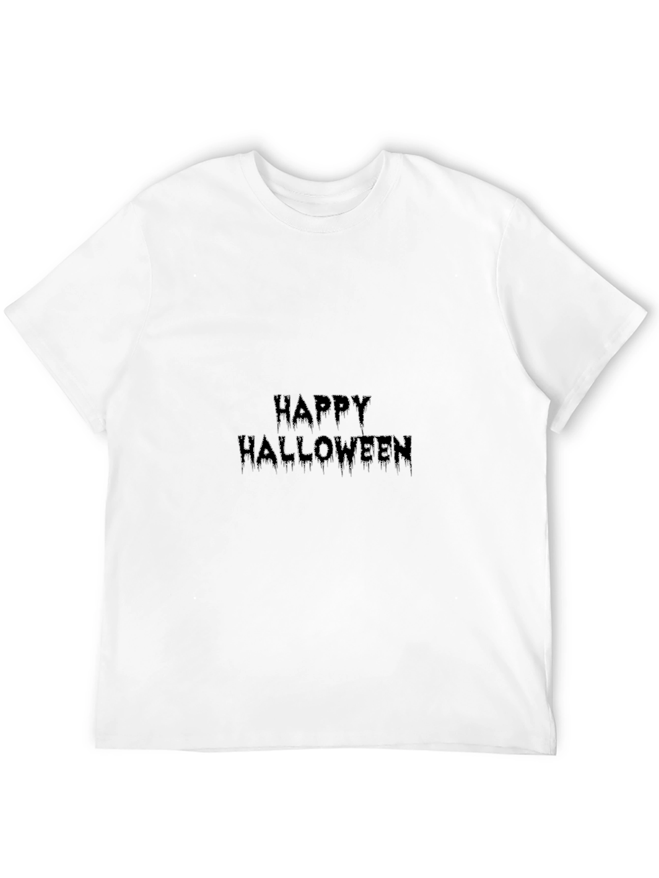 Black Happy Halloween Black T-Shirt view 12