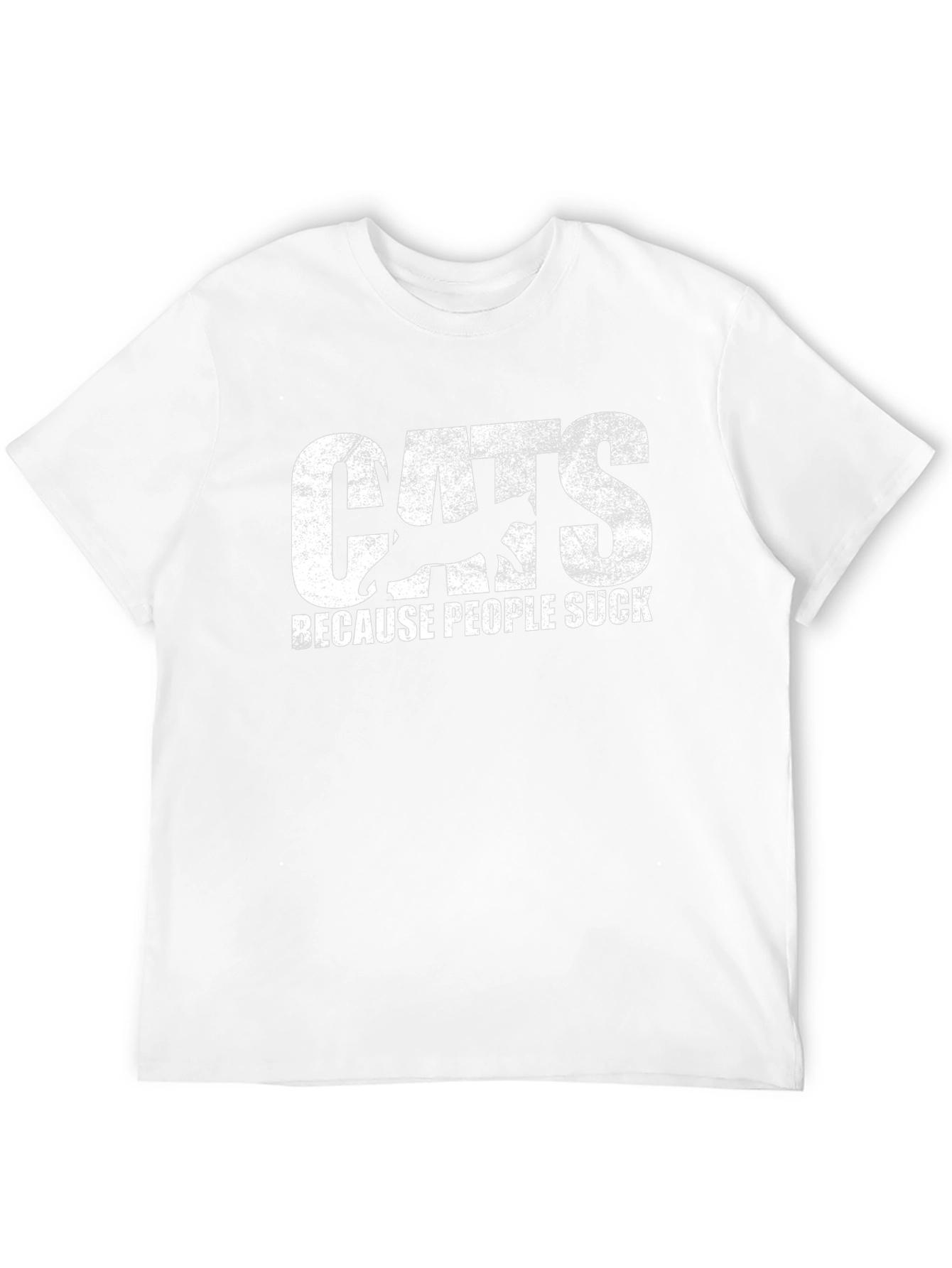 Black Cats Because People Suck Graphic Tee view 12