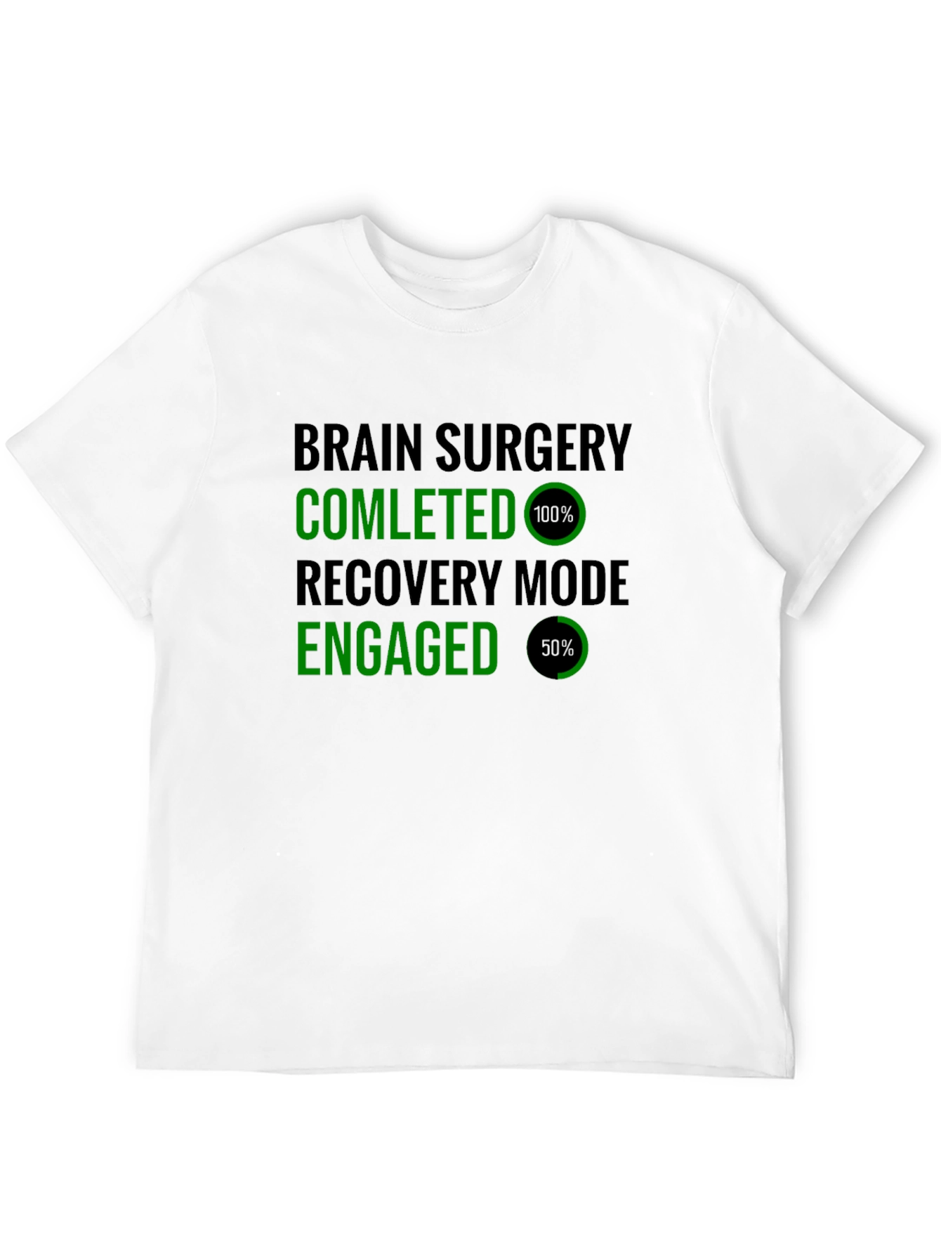 Black Brain Surgery Recovery Mode T-Shirt Funny view 12