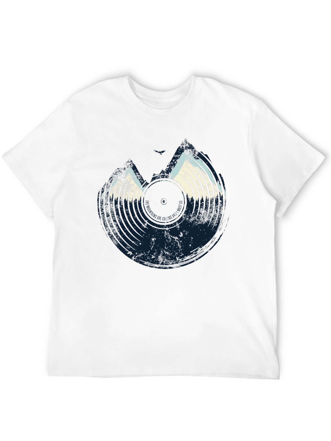 Black Vinyl Record Graphic Tee - Music Lover T-Shirt view 12