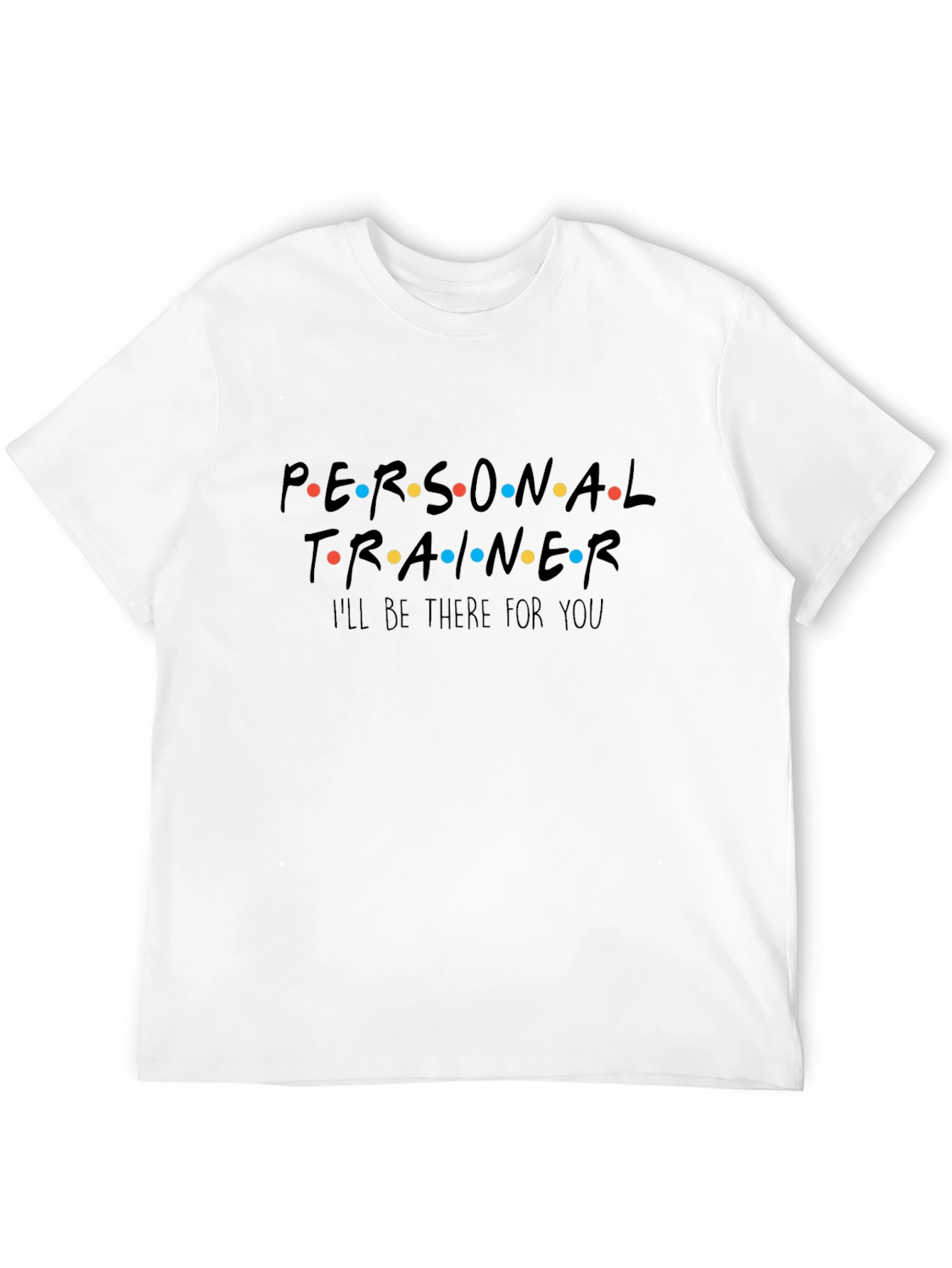 Black Personal Trainer Graphic Tee - Friends Theme view 12