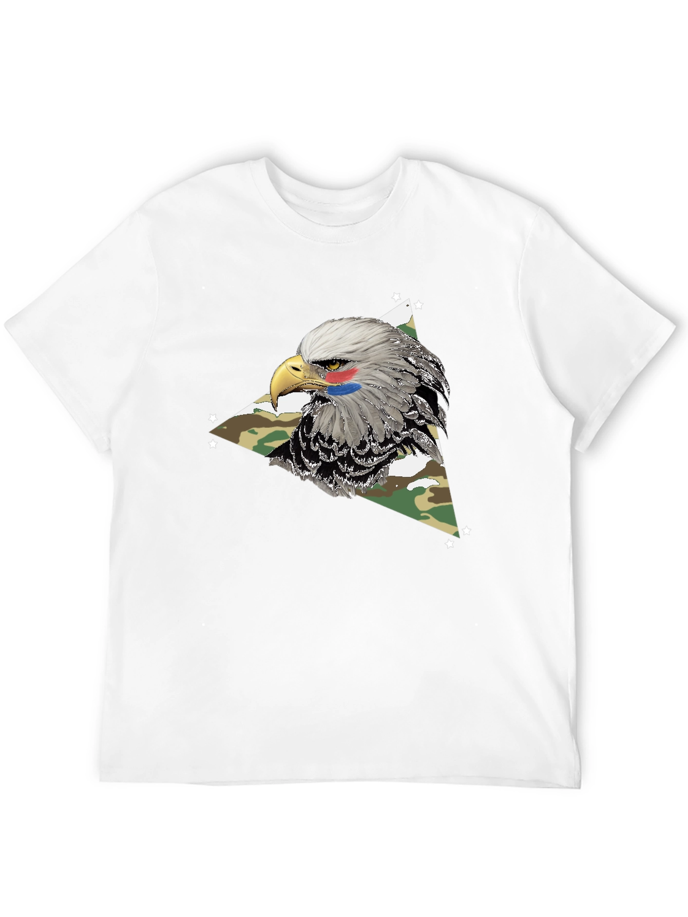 Black Eagle Camo Graphic Tee - Patriotic Style view 12