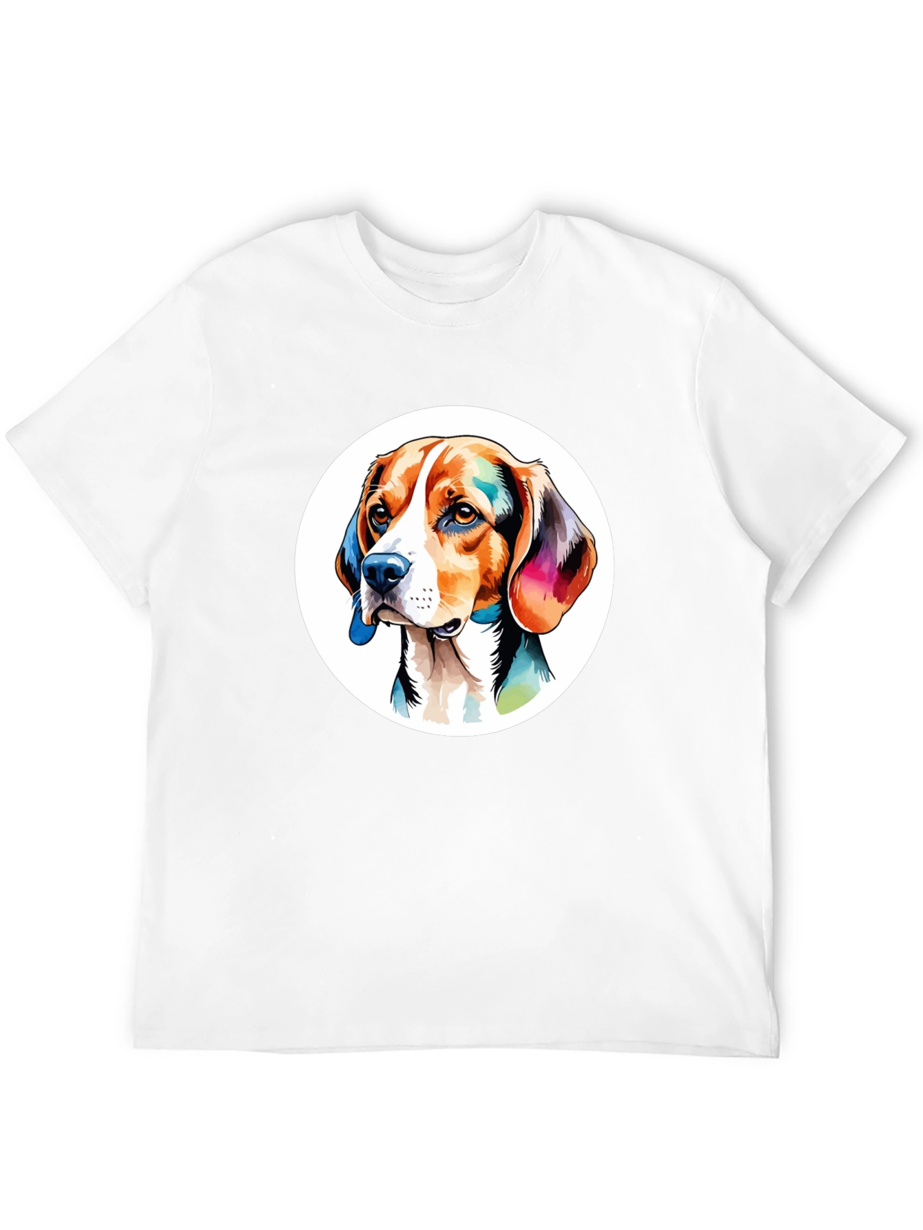Black Dog Art Graphic Black T-Shirt view 12