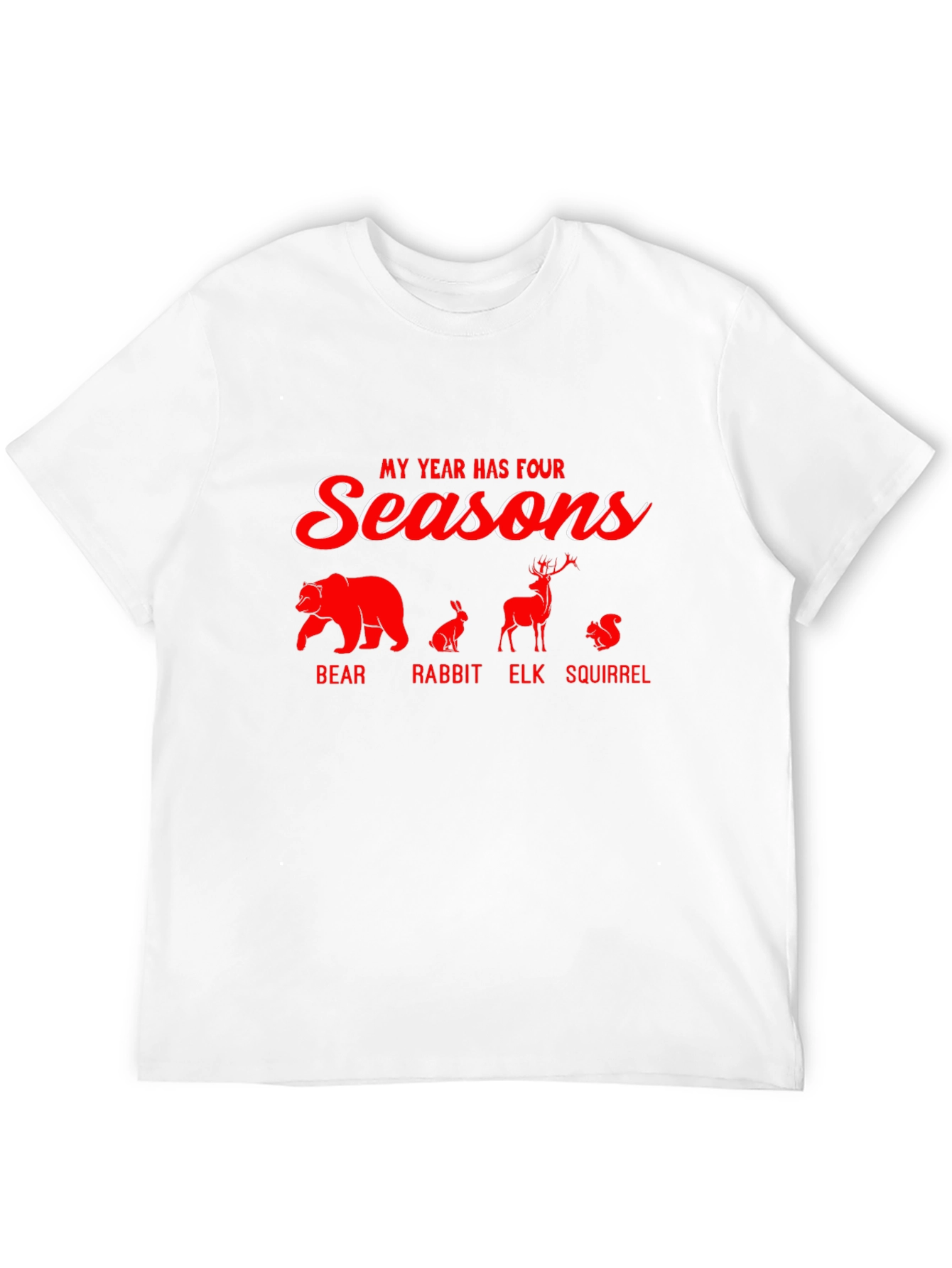 Black My Year Has Four Seasons Graphic T-Shirt view 12