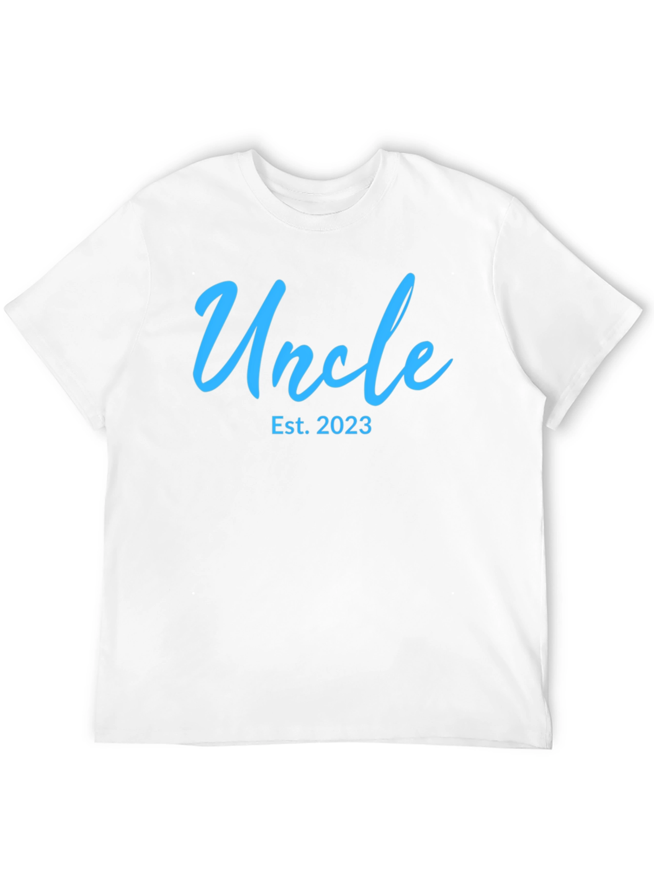 Black Uncle Est. 2023 T-Shirt - New Uncle Gift view 12